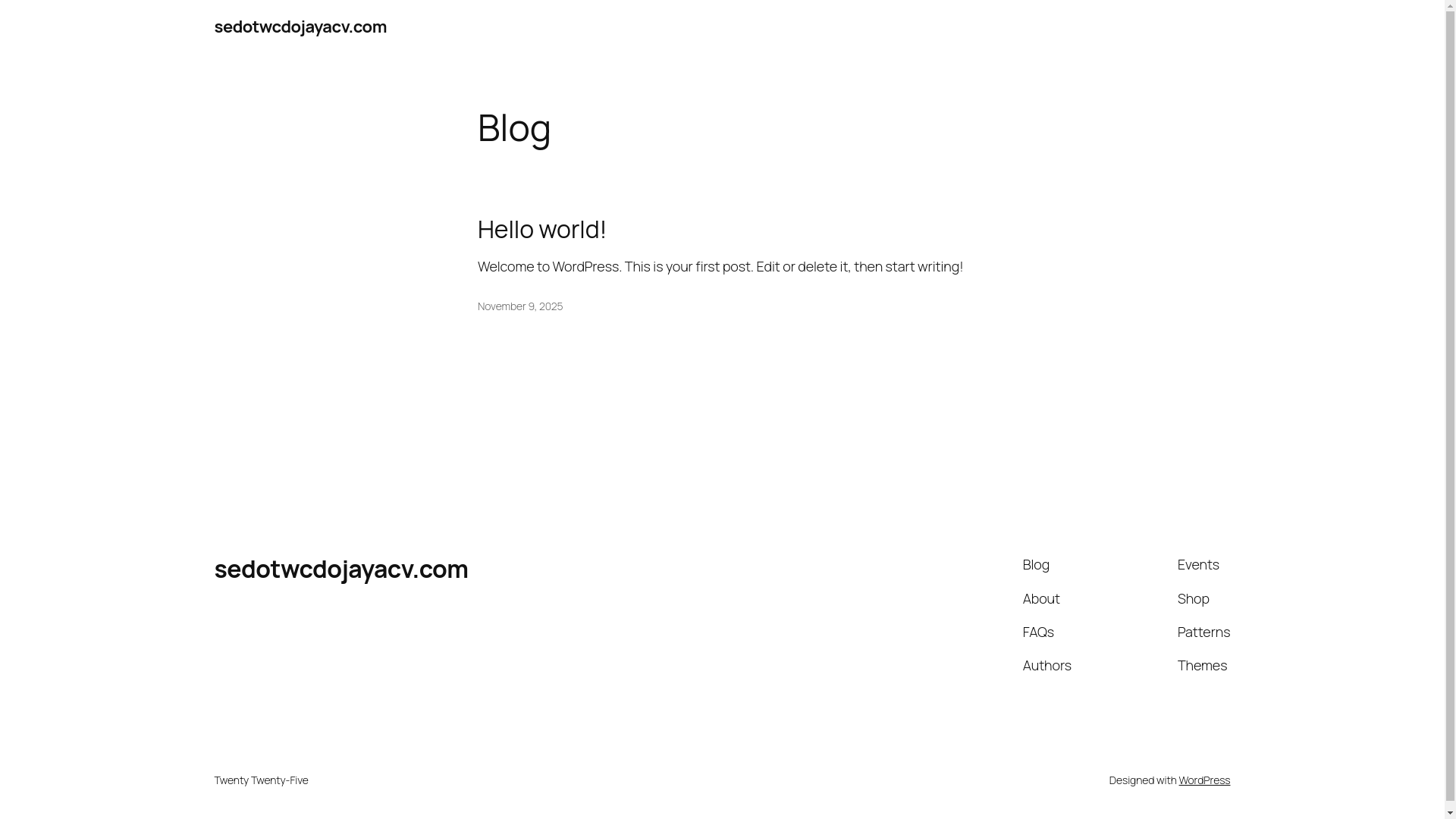 website screenshot of https://sedotwcdojayacv.com/