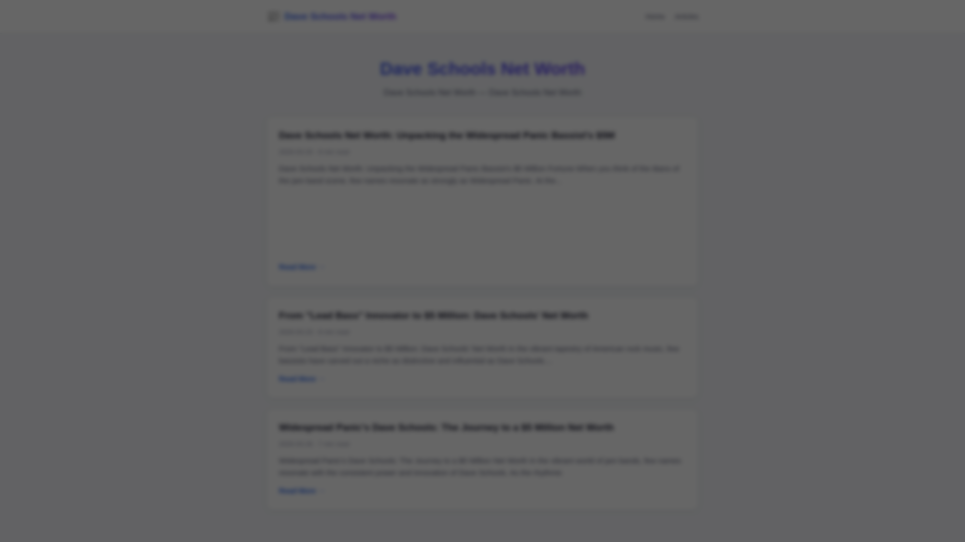 website screenshot of https://dave-schools-net-worth.pages.dev/