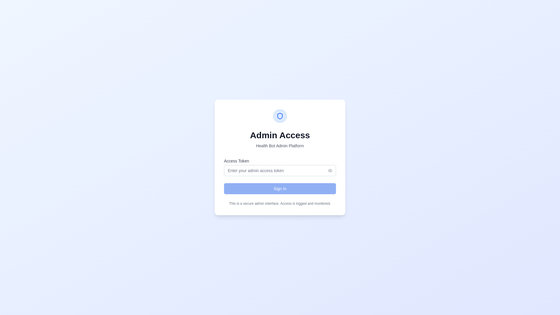 website screenshot of https://health-ai-assistant-admin.pages.dev/