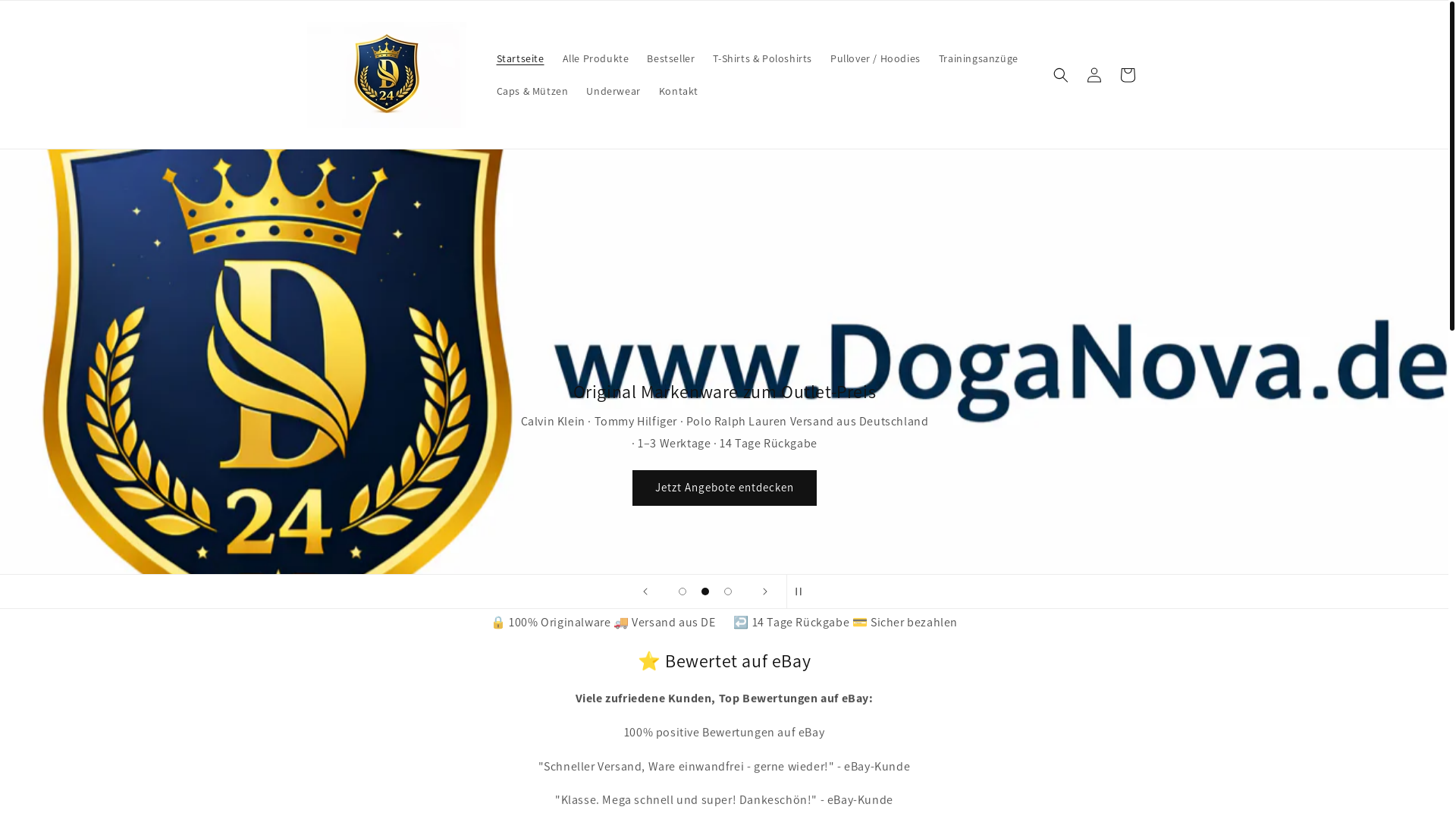 website screenshot of https://doganova.de/