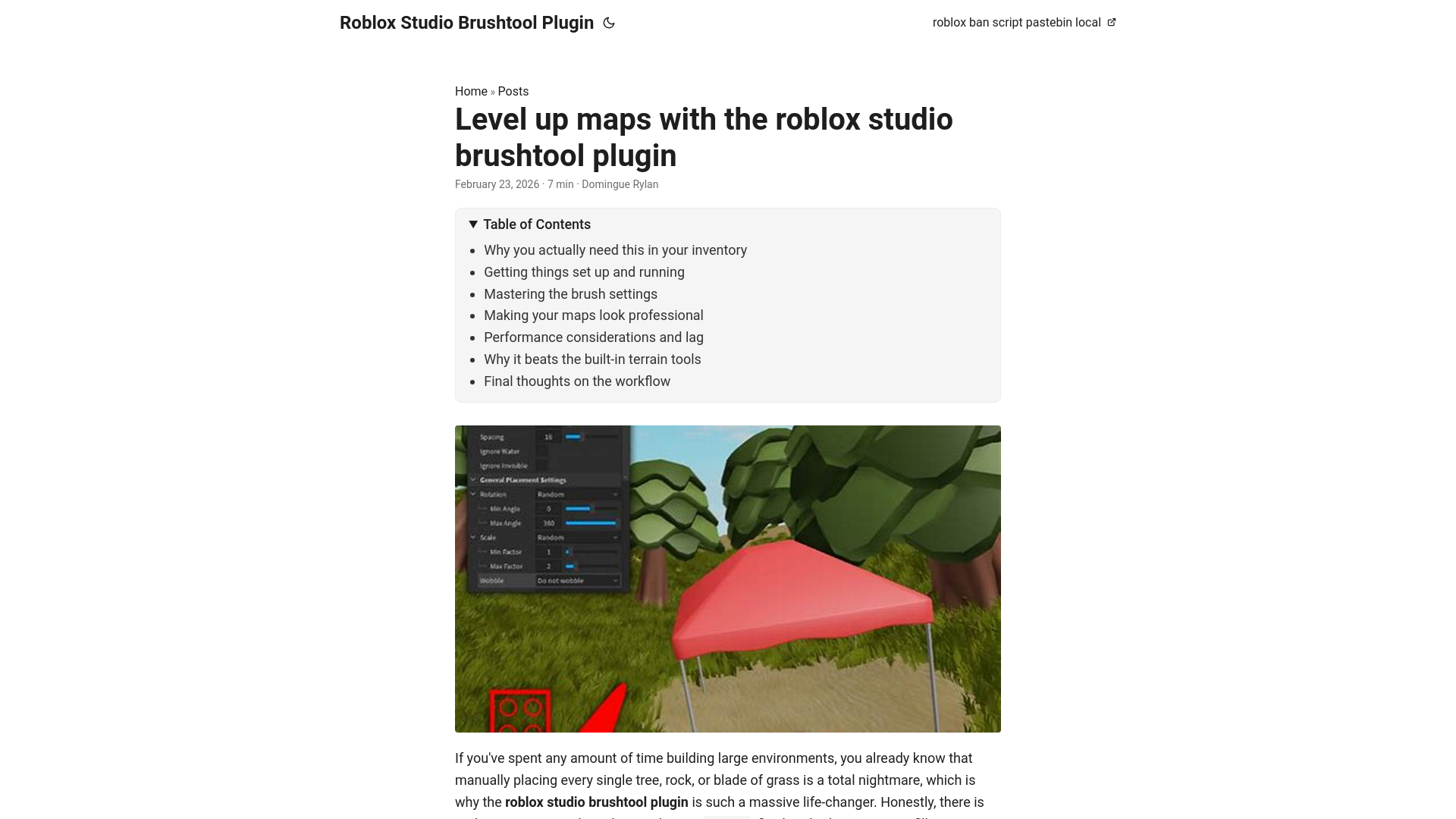 website screenshot of https://roblox-studio-brushtool-plugin.pages.dev/