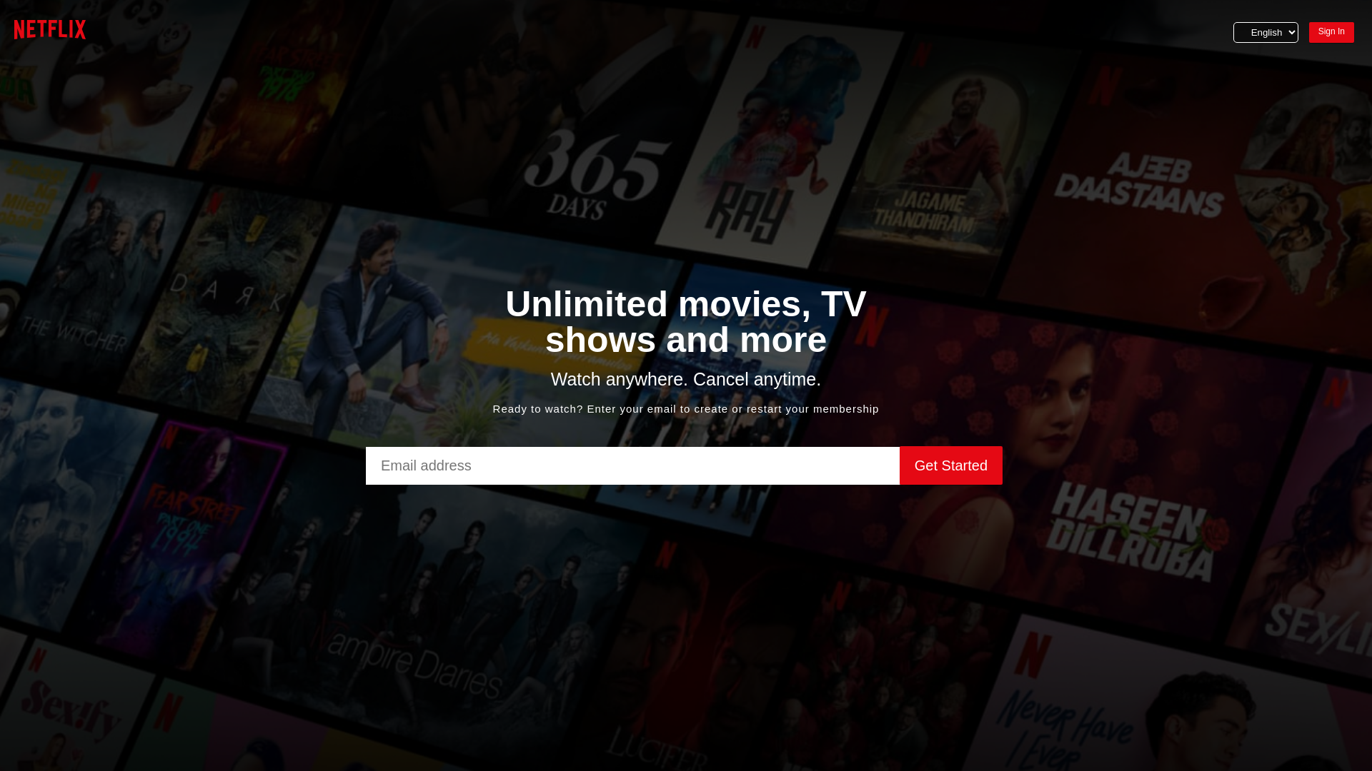 website screenshot of https://neflix-clone-project.vercel.app