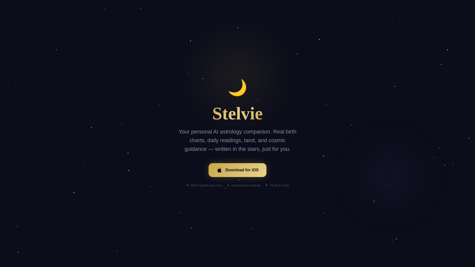 website screenshot of https://stelvie.app/