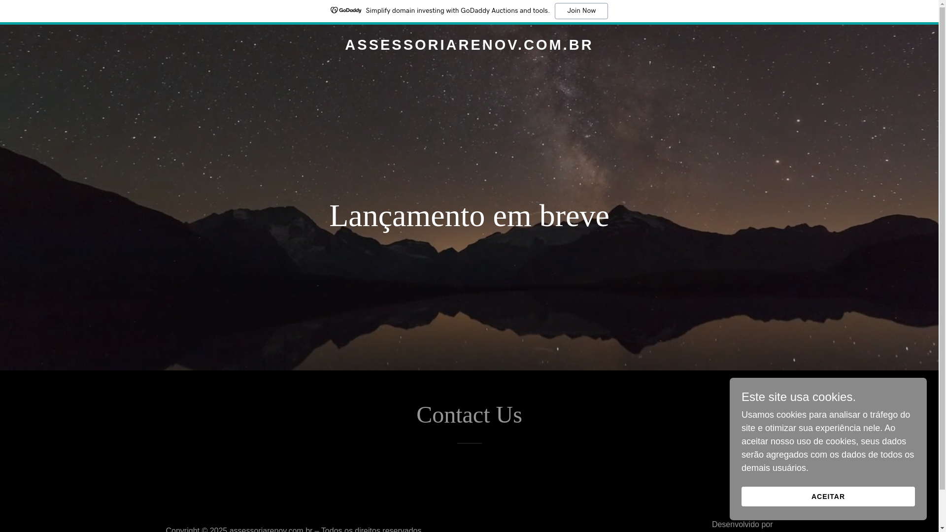 website screenshot of https://assessoriarenov.com.br/