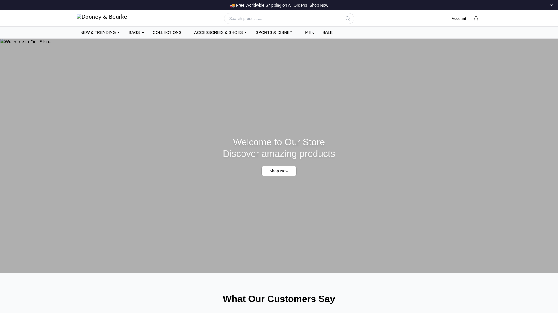 website screenshot of https://dbstyle.shop/