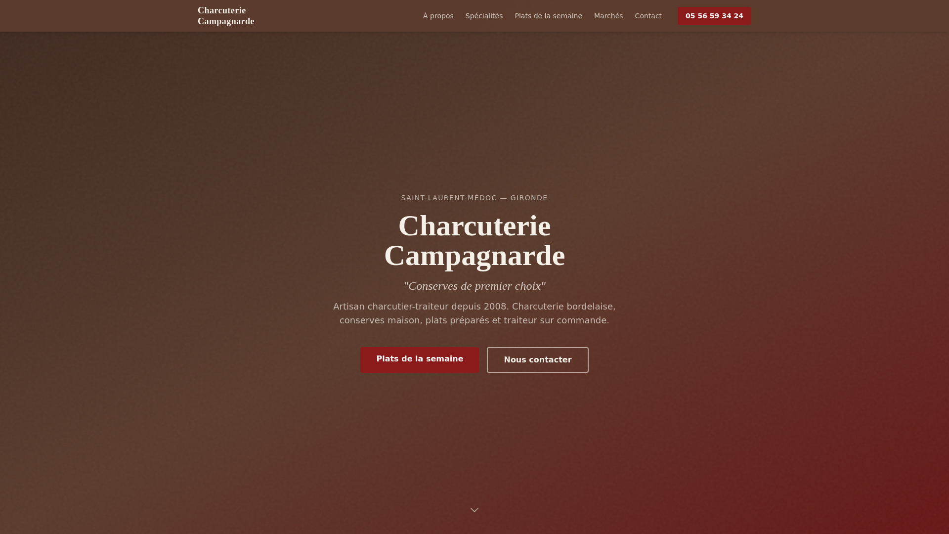 website screenshot of https://charcuterie-campagnarde.pages.dev/