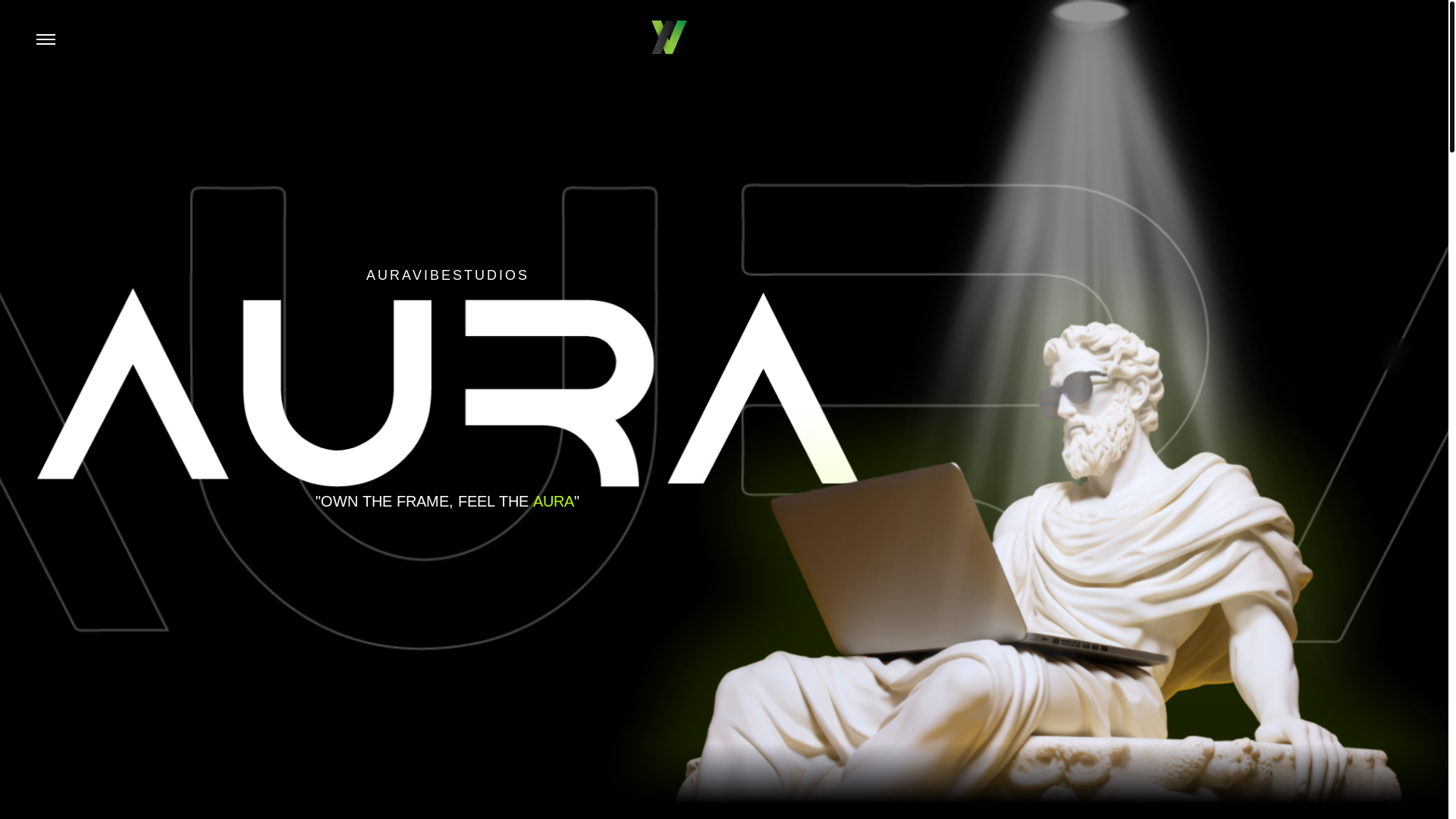 website screenshot of https://auravibesstudios.pages.dev/