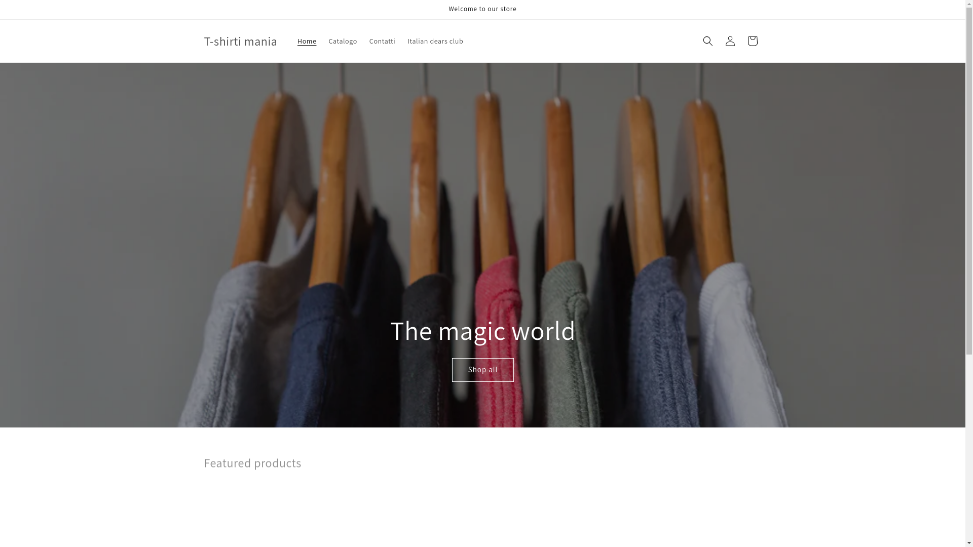 website screenshot of https://t-shirtimania.com/
