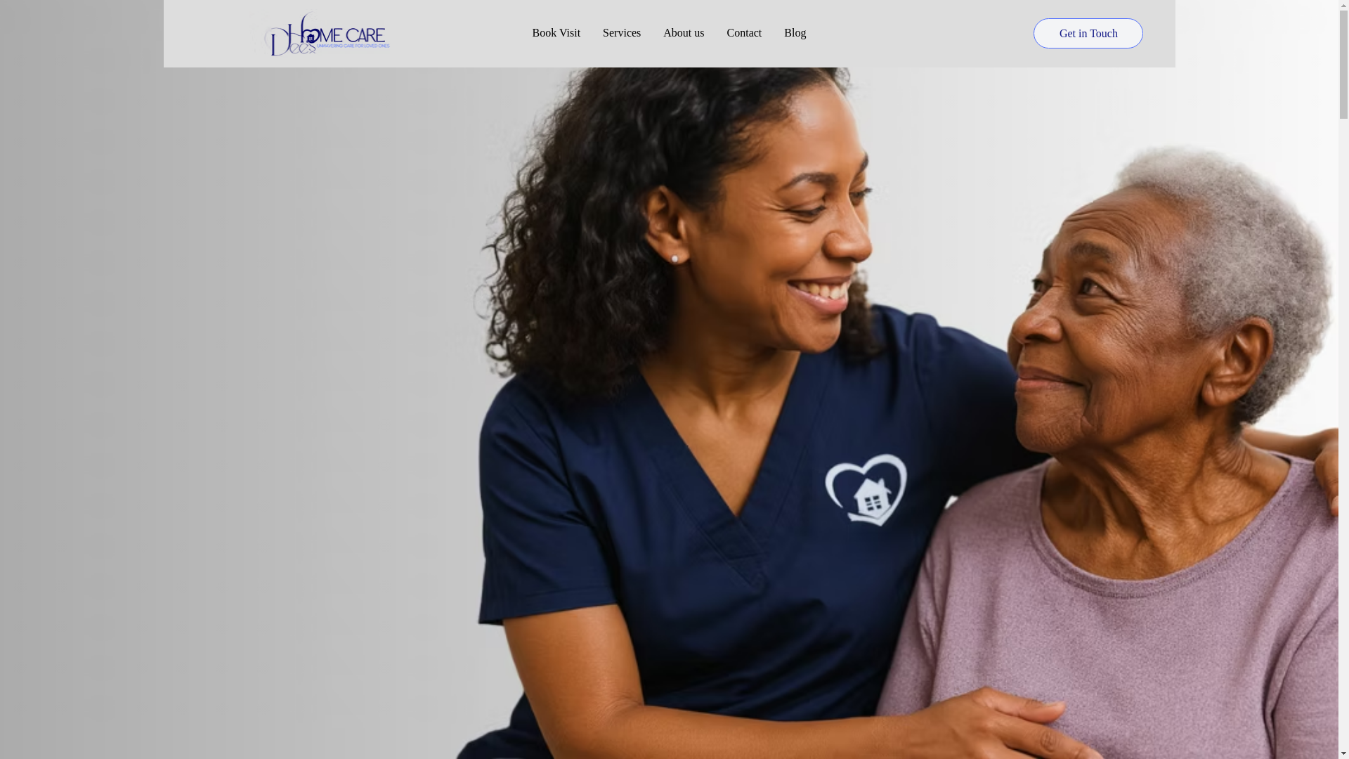 website screenshot of https://deeshomecare.biz/