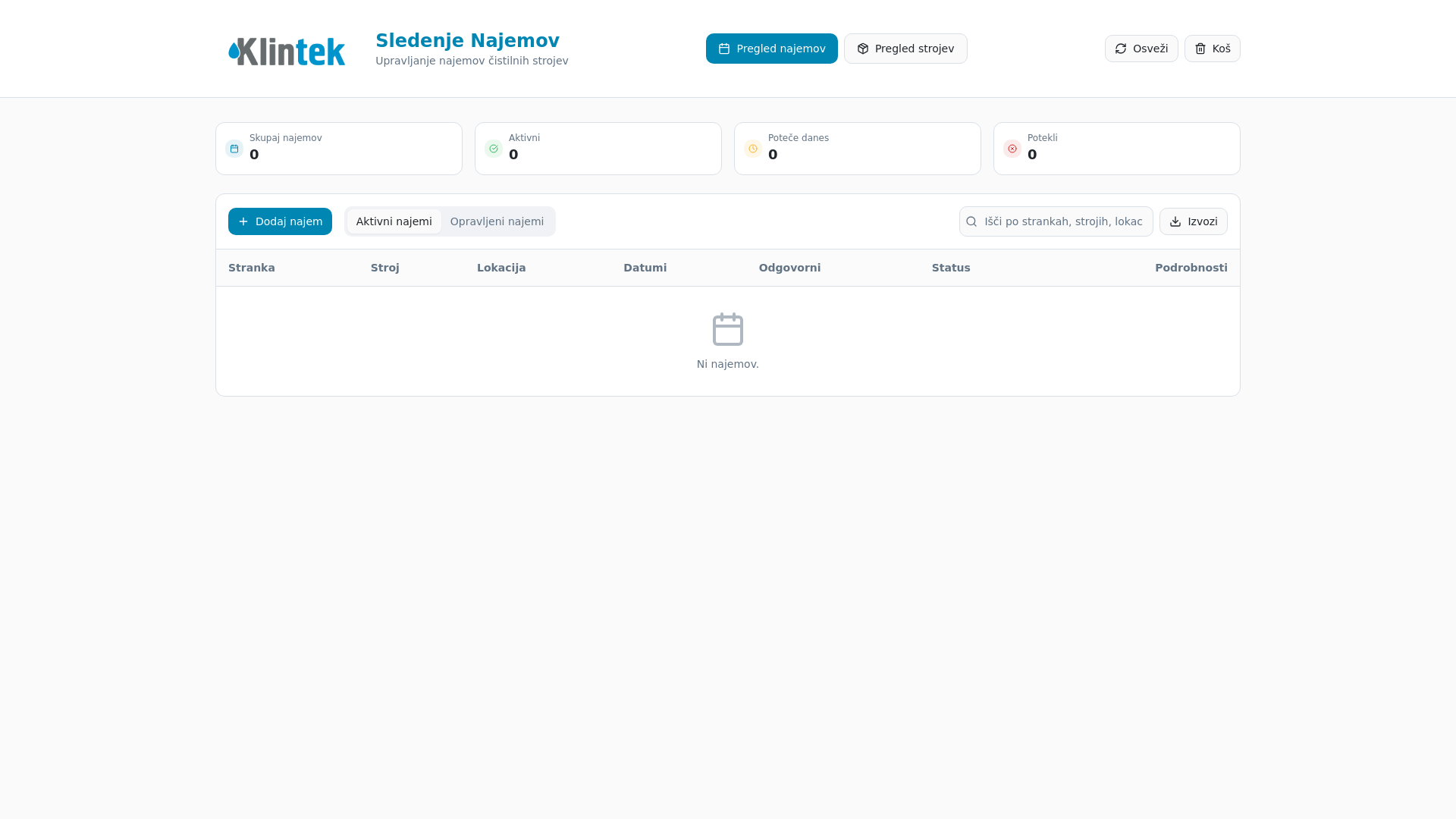 website screenshot of https://klintek-rentflow.pages.dev/