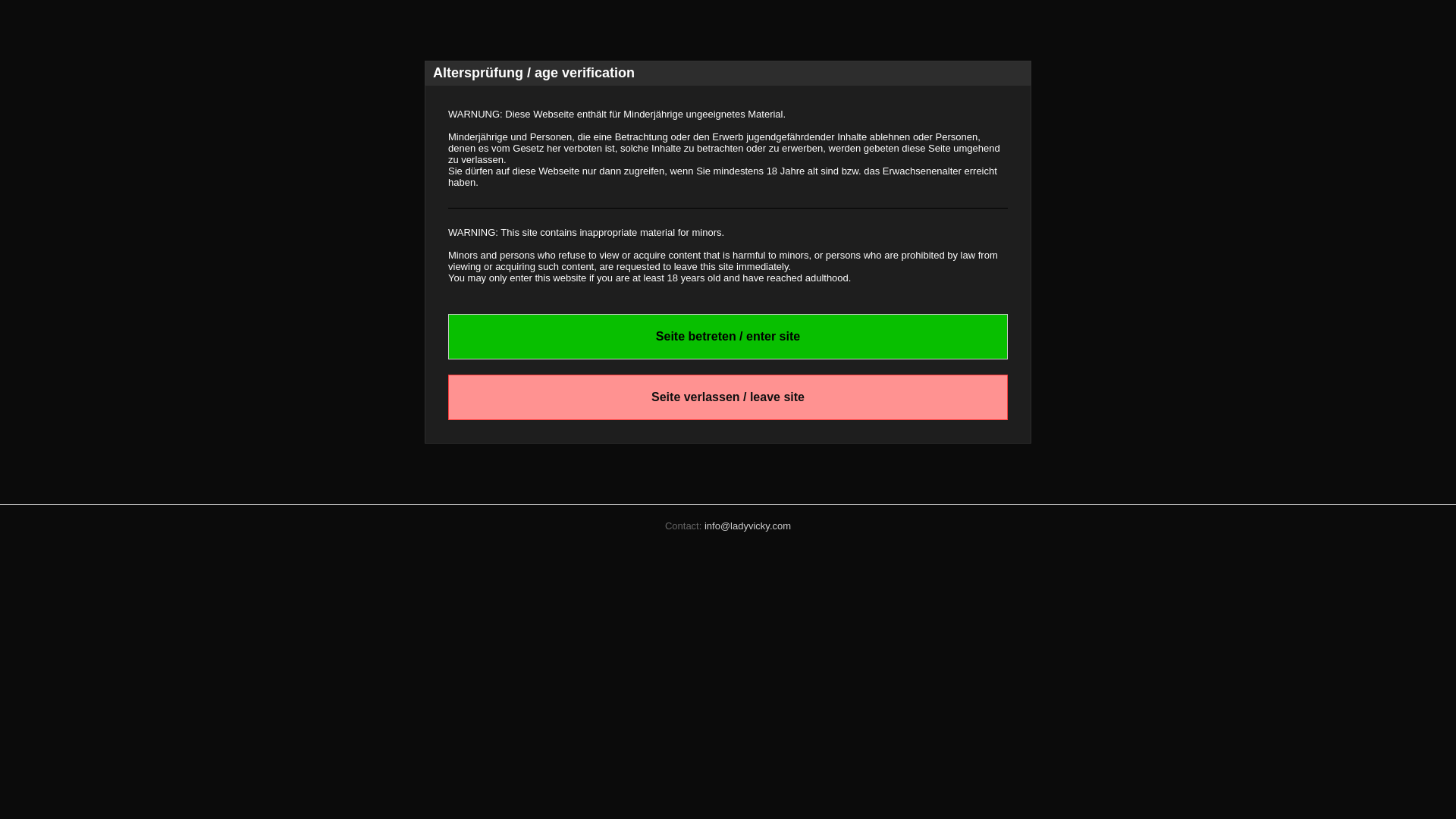website screenshot of https://ladyvicky.pages.dev/