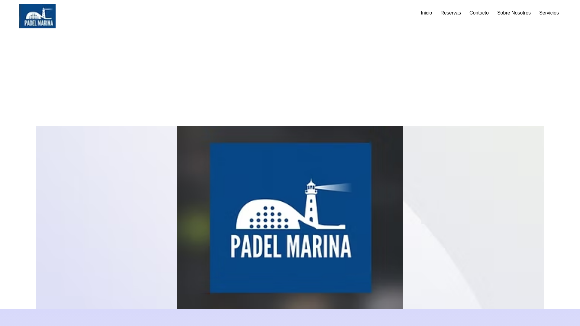website screenshot of https://padelmarina.club/