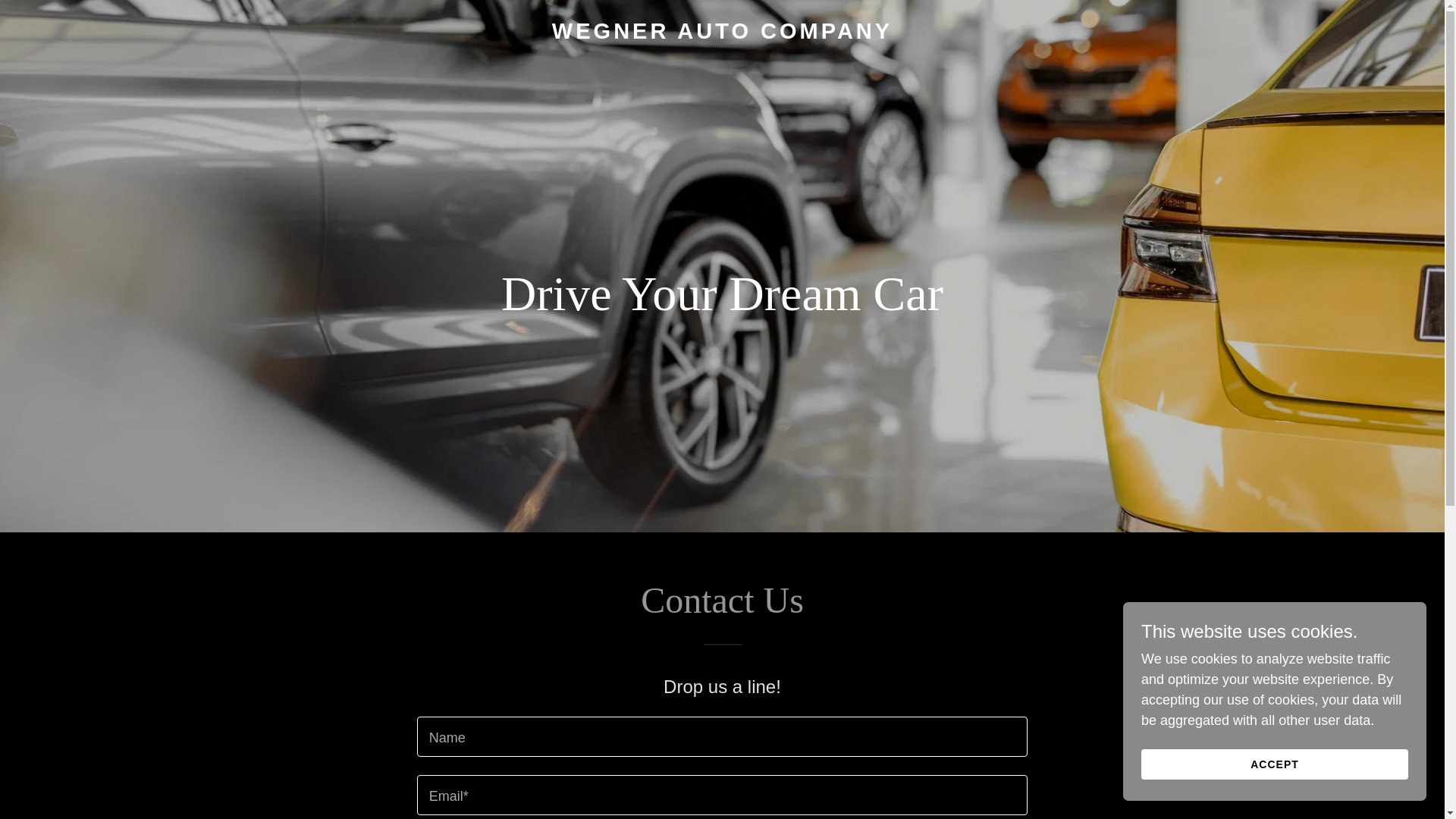 website screenshot of https://wegnerautocdjr.com/