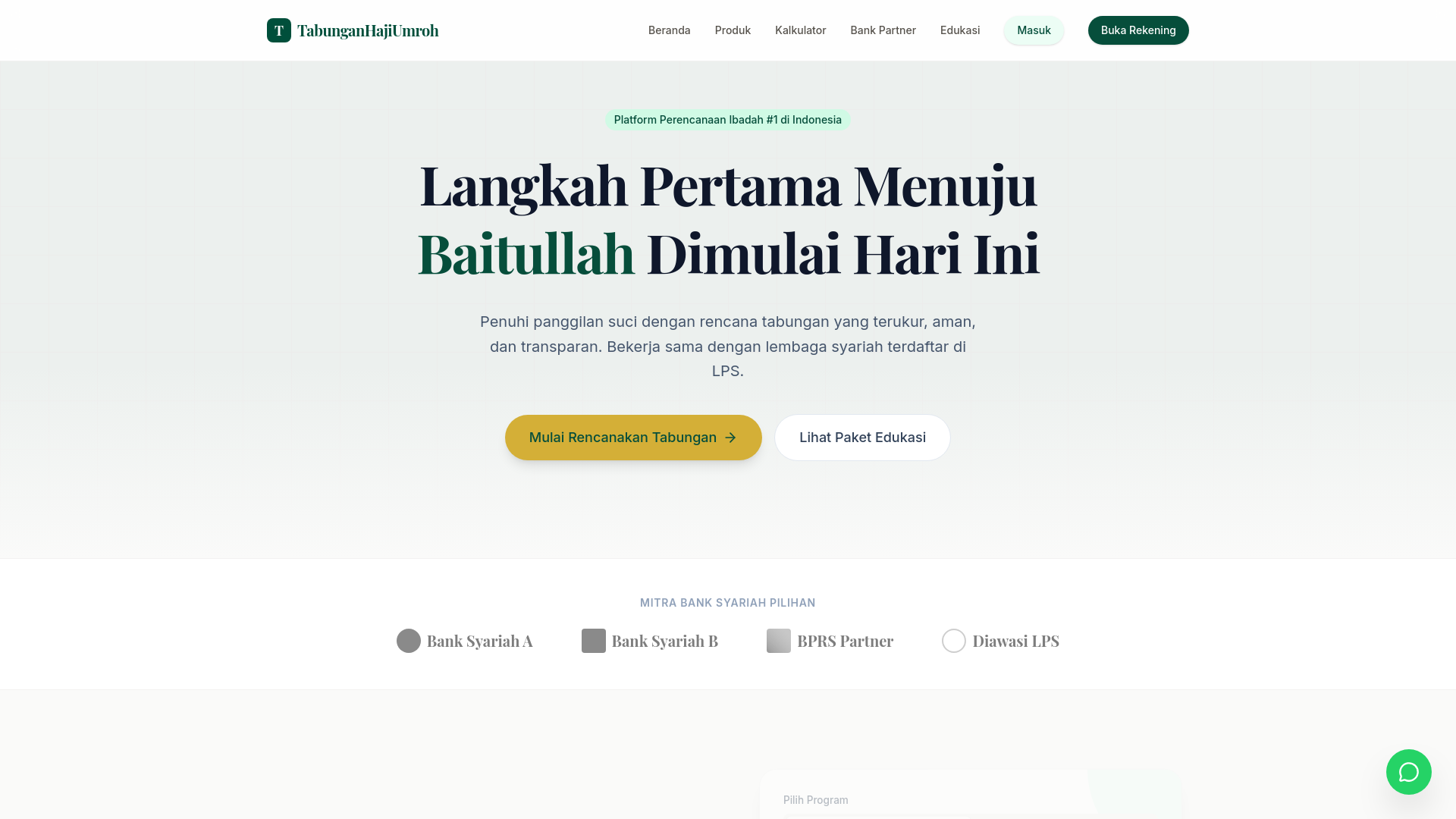 website screenshot of https://tabunganhajiumroh-com.pages.dev/