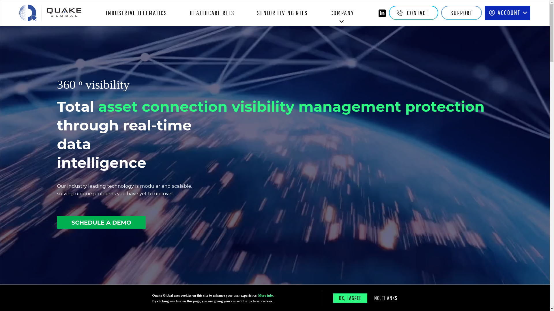 website screenshot of https://quakeglobalteam.com/