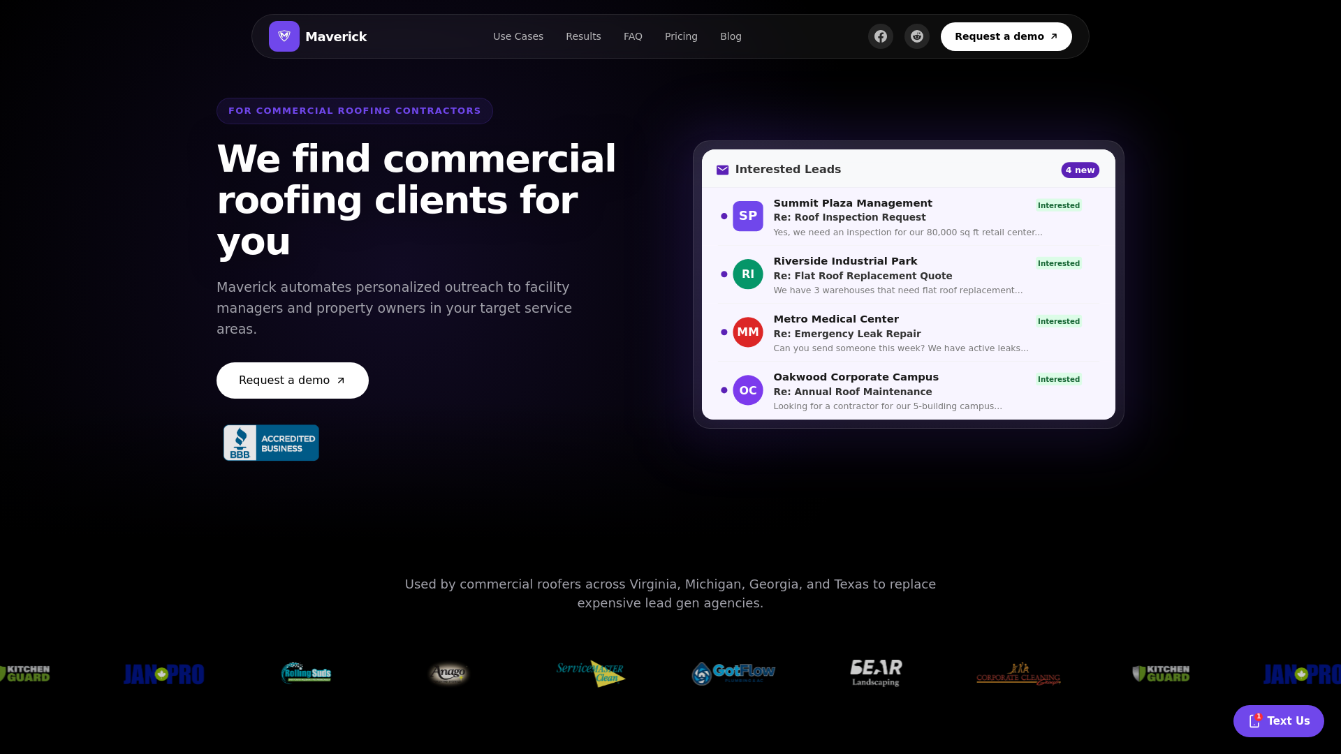 website screenshot of https://essentialmaidsservices.com/