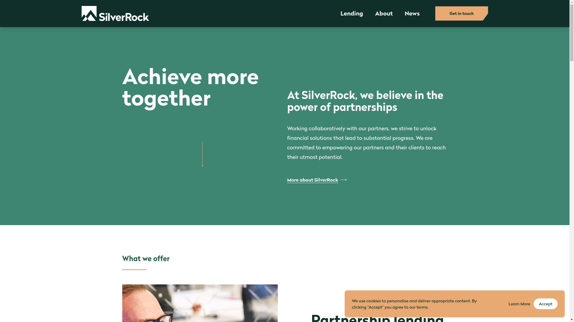 website screenshot of https://silverrockbank-website.pages.dev/