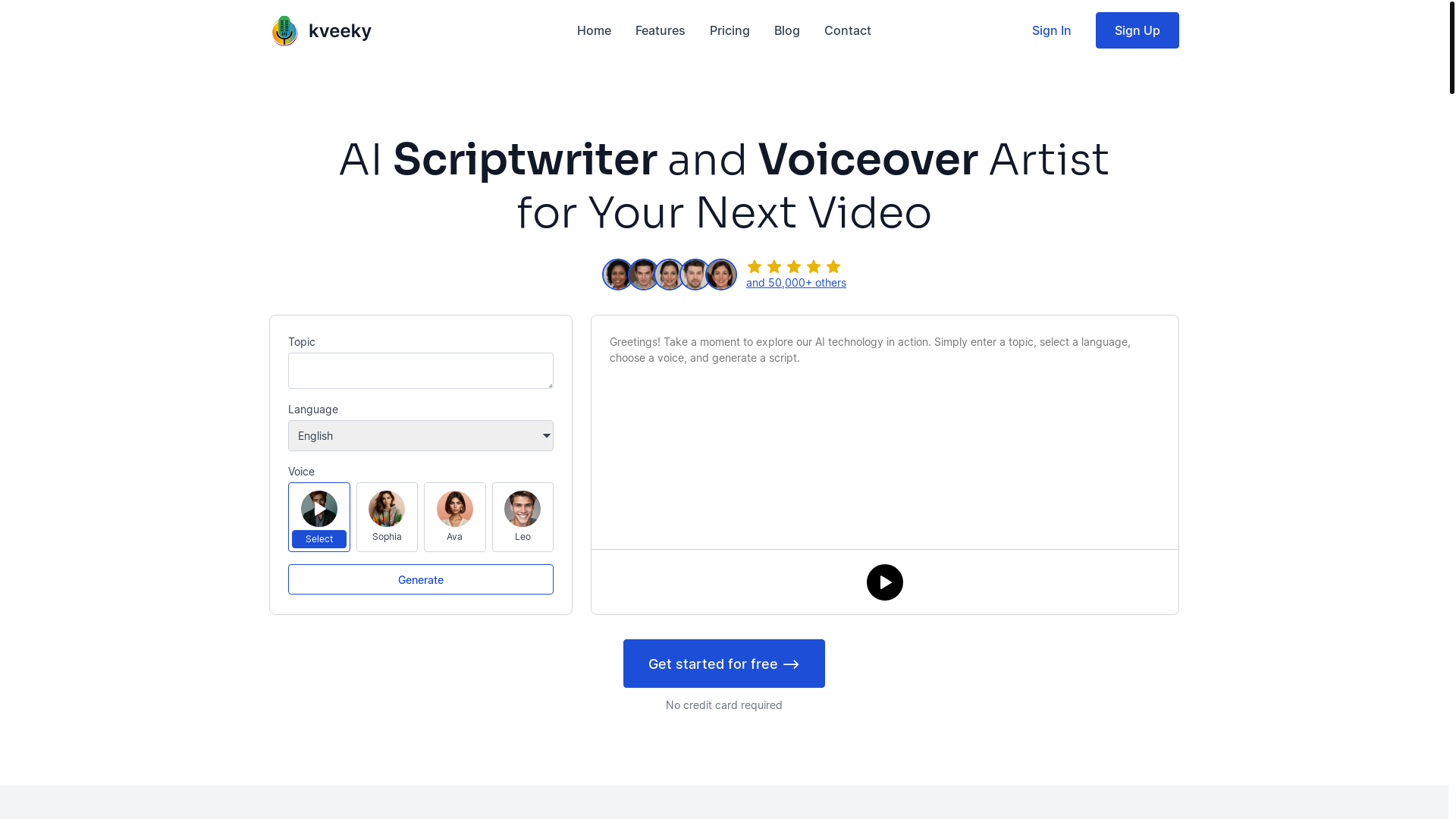 website screenshot of https://kveeky-website.pages.dev/