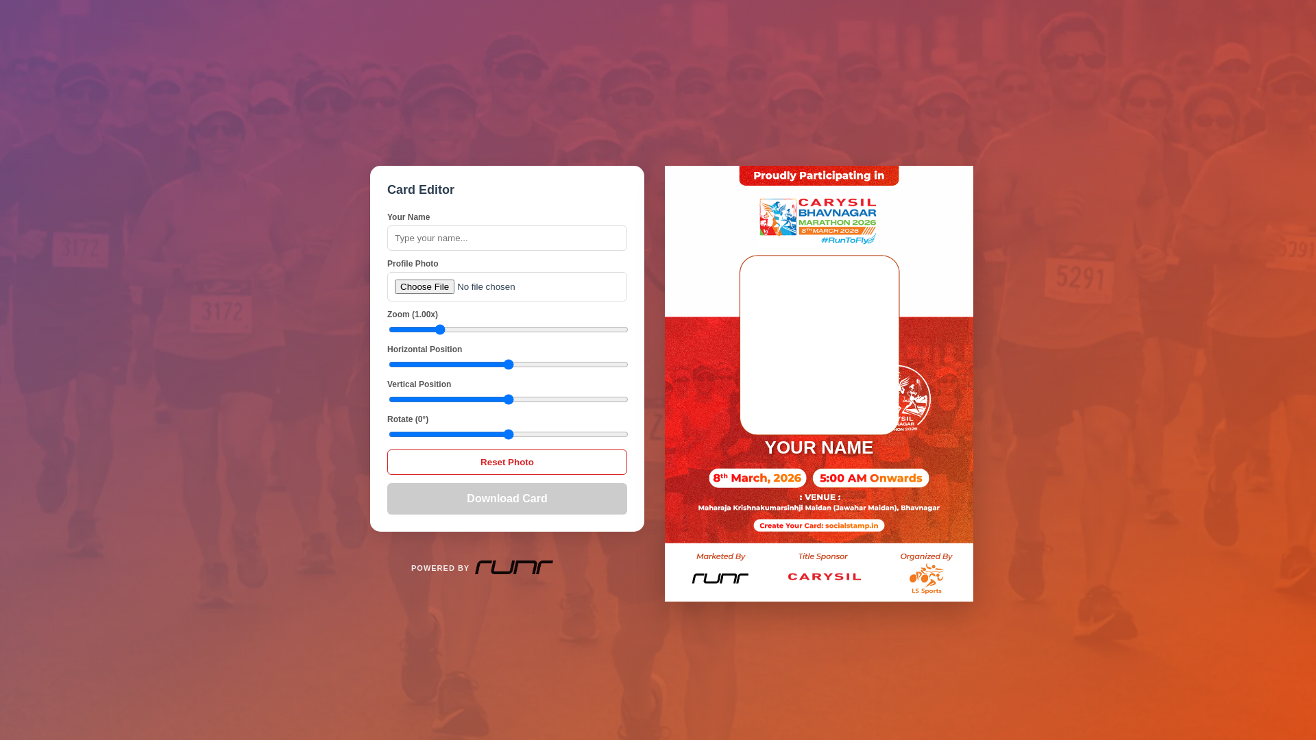 website screenshot of https://carysilmarathon.pages.dev/