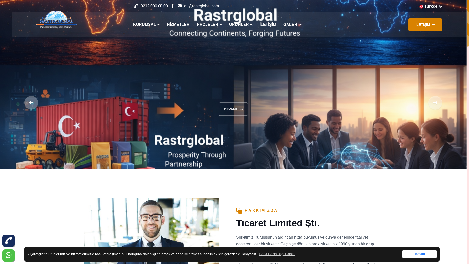 website screenshot of https://rastrglobal.com/