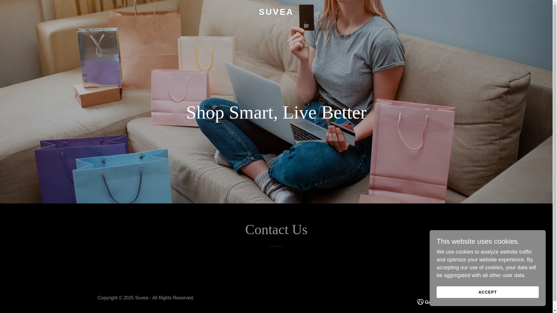 website screenshot of https://suvea.in/