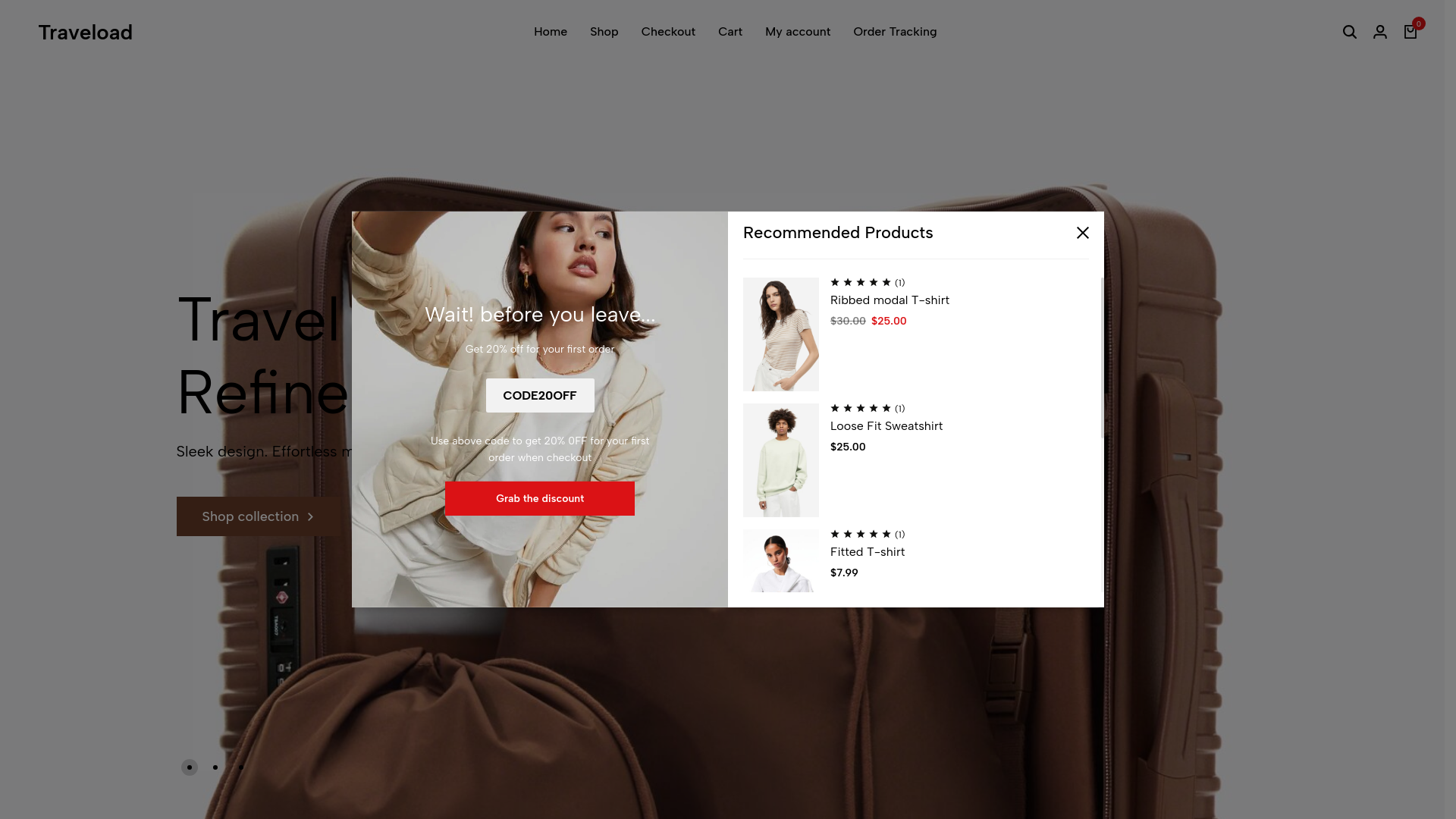 website screenshot of https://beiis-traveload.com/