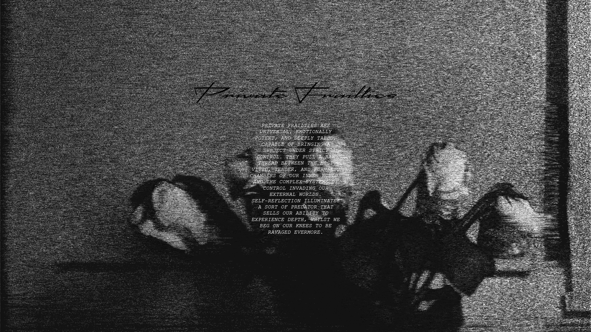 website screenshot of https://privatefrailties.com/