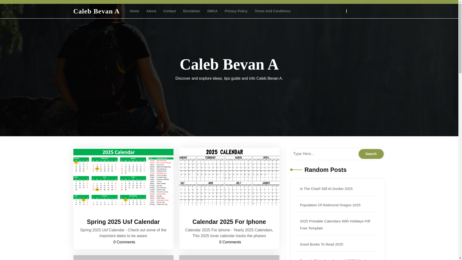 website screenshot of https://calebbevana.pages.dev/