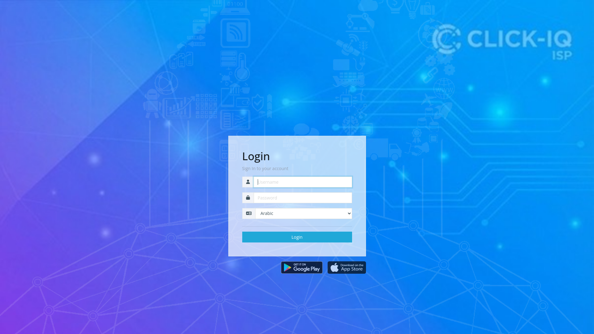 website screenshot of https://click-iq.net/