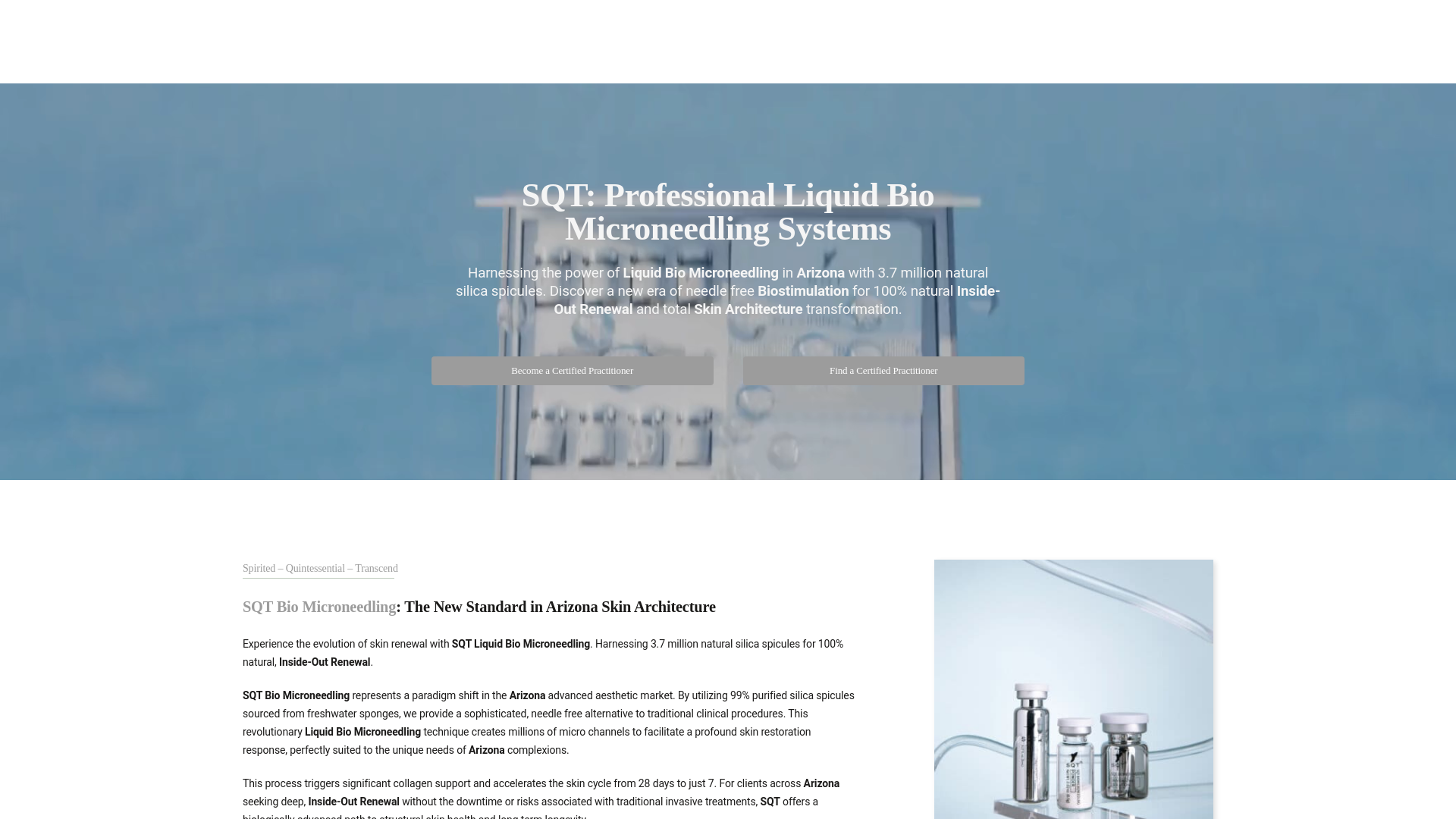 website screenshot of https://sqtarizona.us/