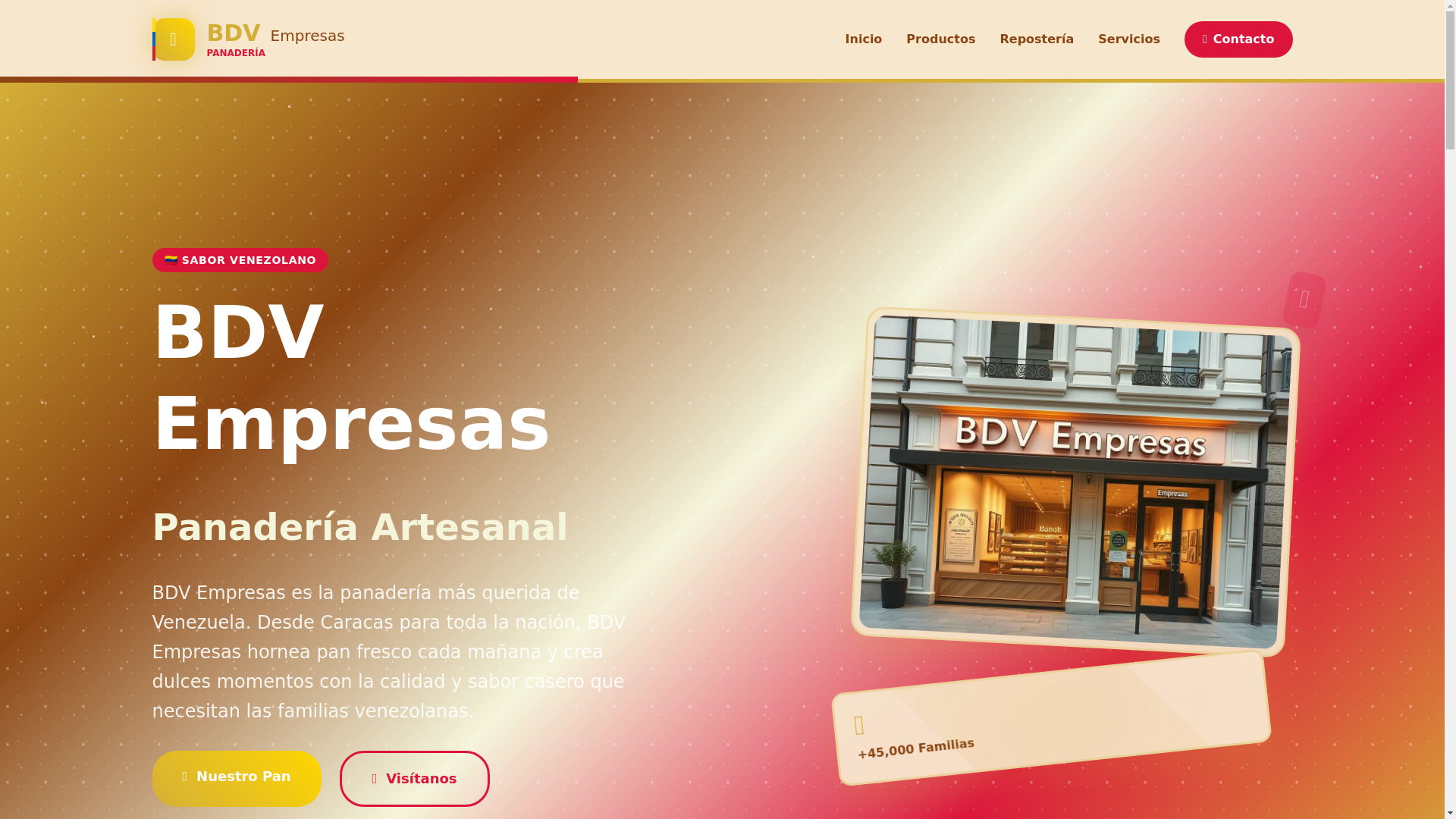 website screenshot of https://bvdempresa.site/