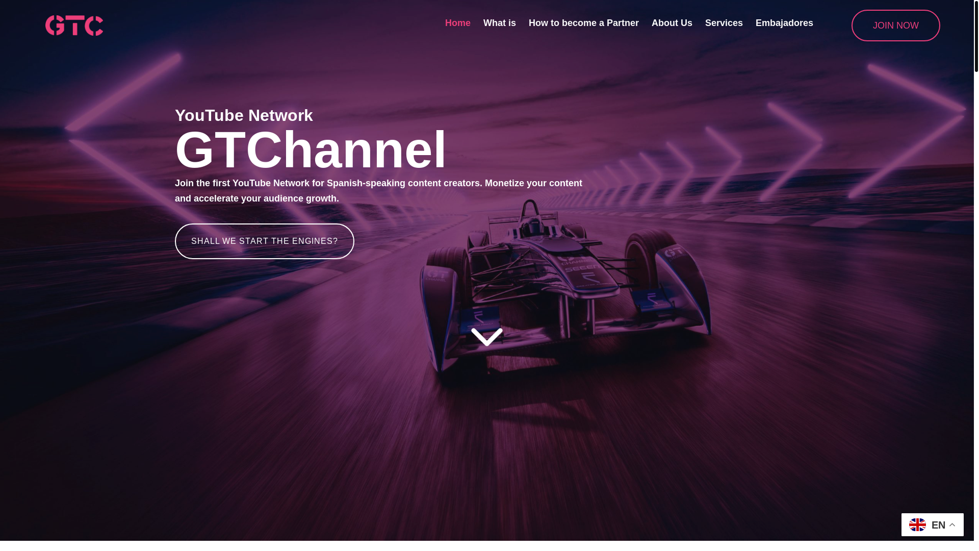 website screenshot of https://gtcnetwork.video/