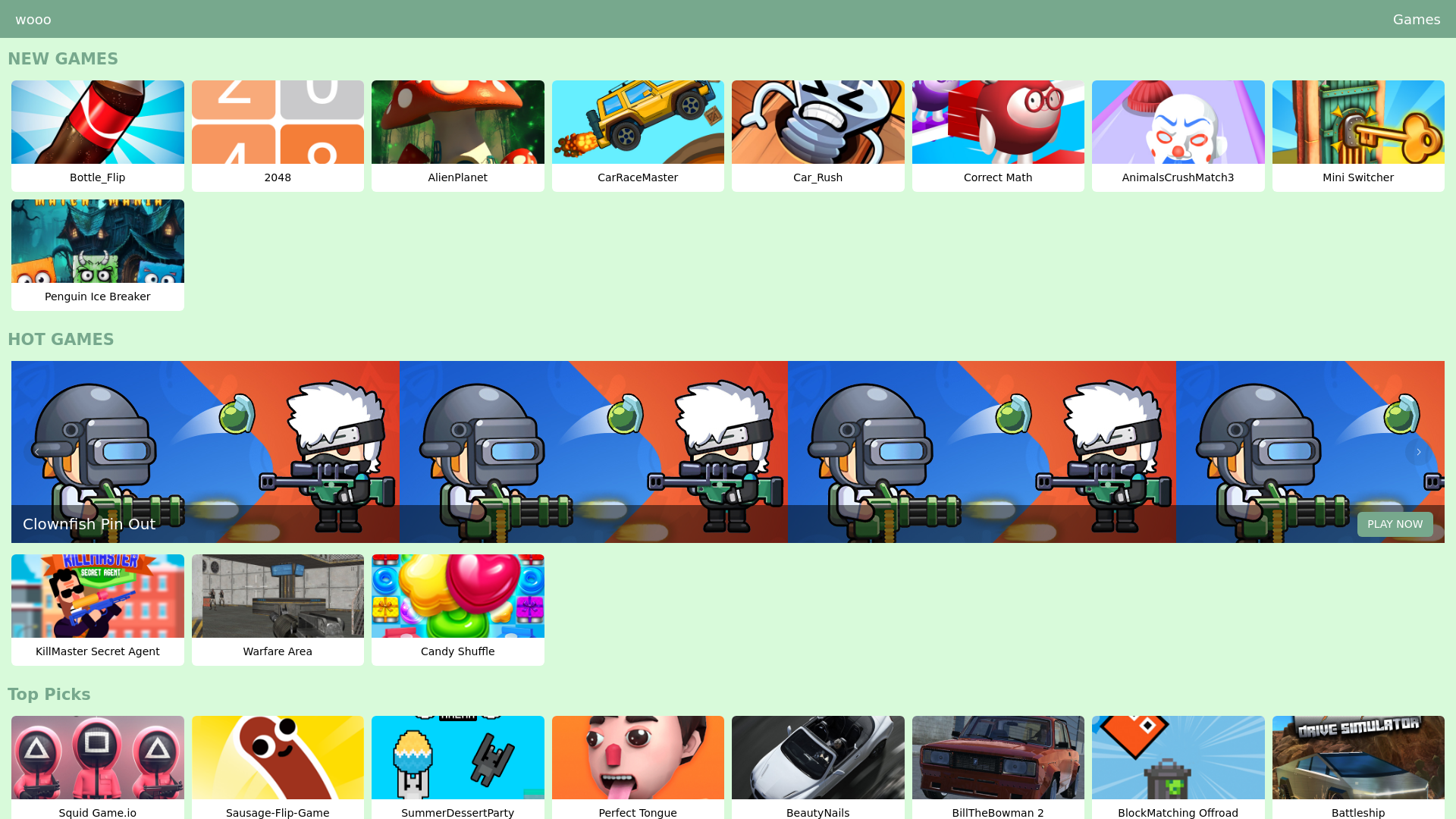 website screenshot of https://game9fun.pages.dev/