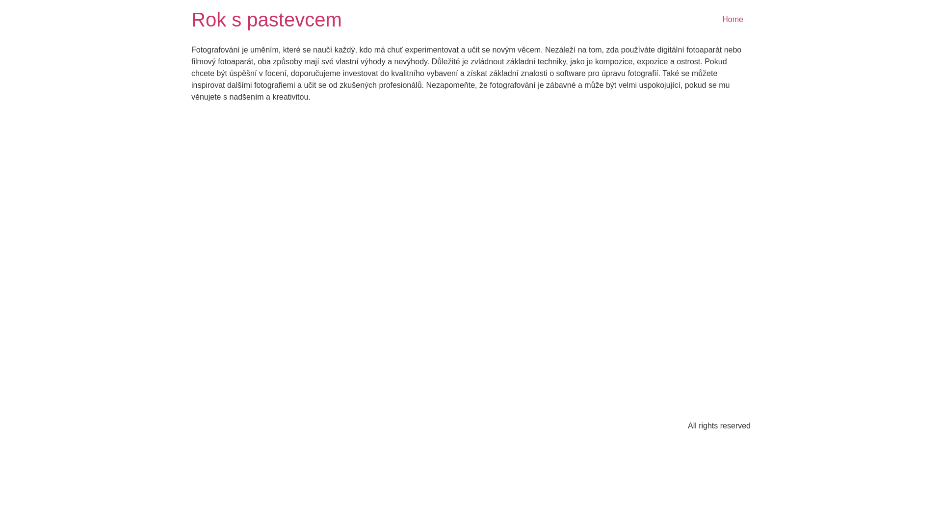 website screenshot of https://rokspastevcem.cz/