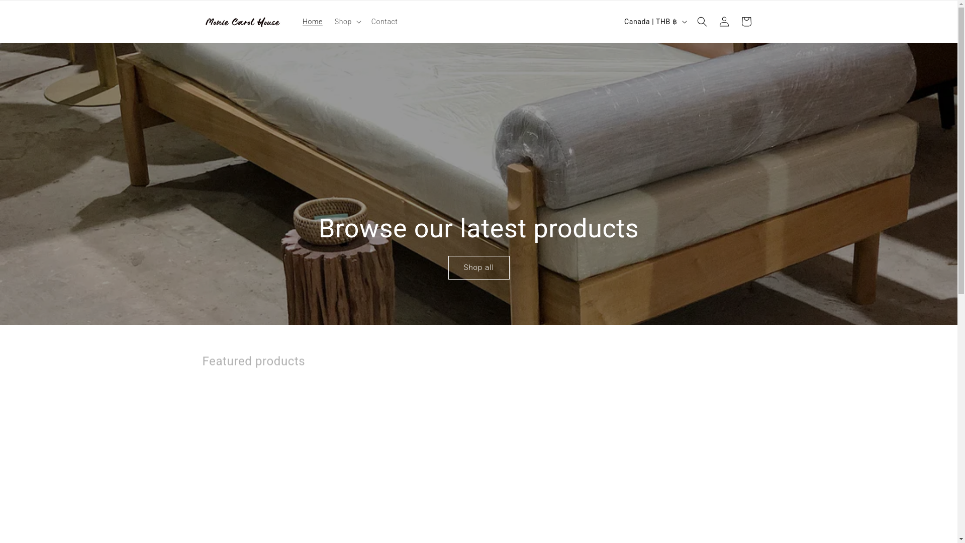 website screenshot of https://montecarolhouse.com/