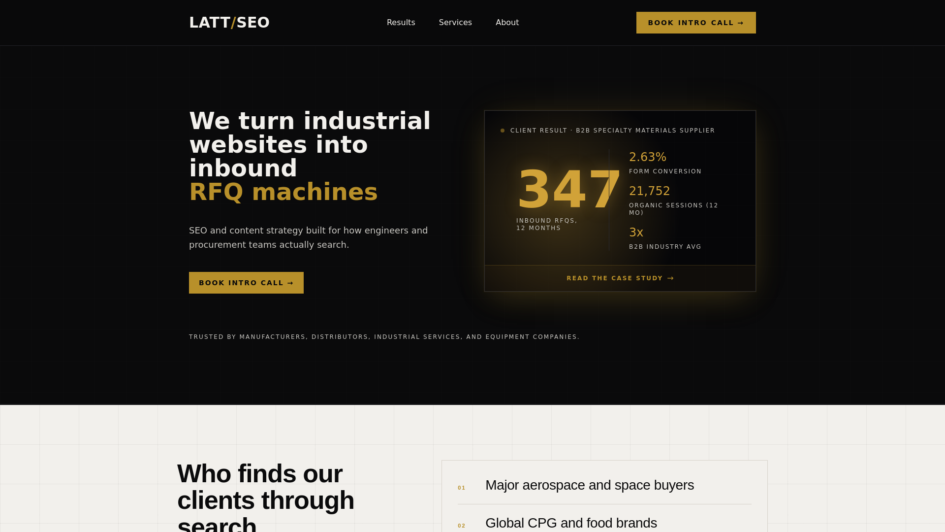 website screenshot of https://hublattseo.com/