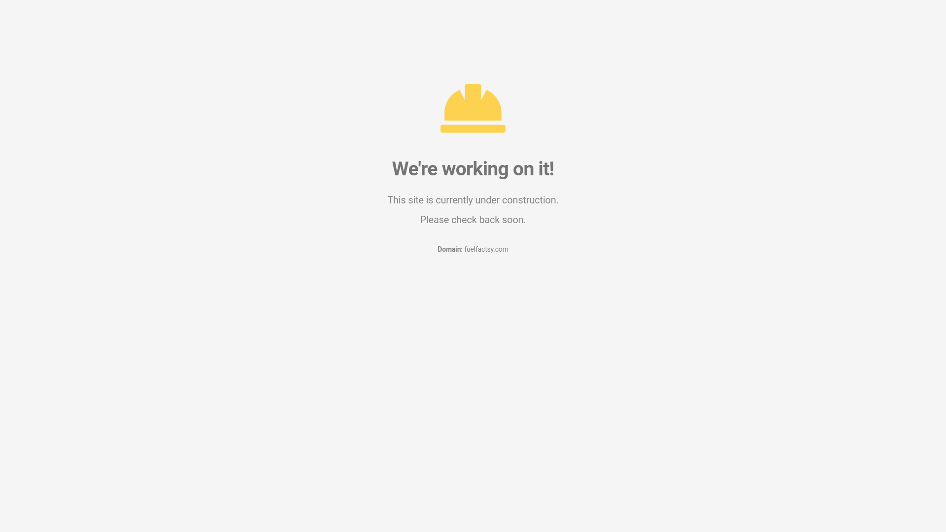 website screenshot of https://fuelfactsy.com/