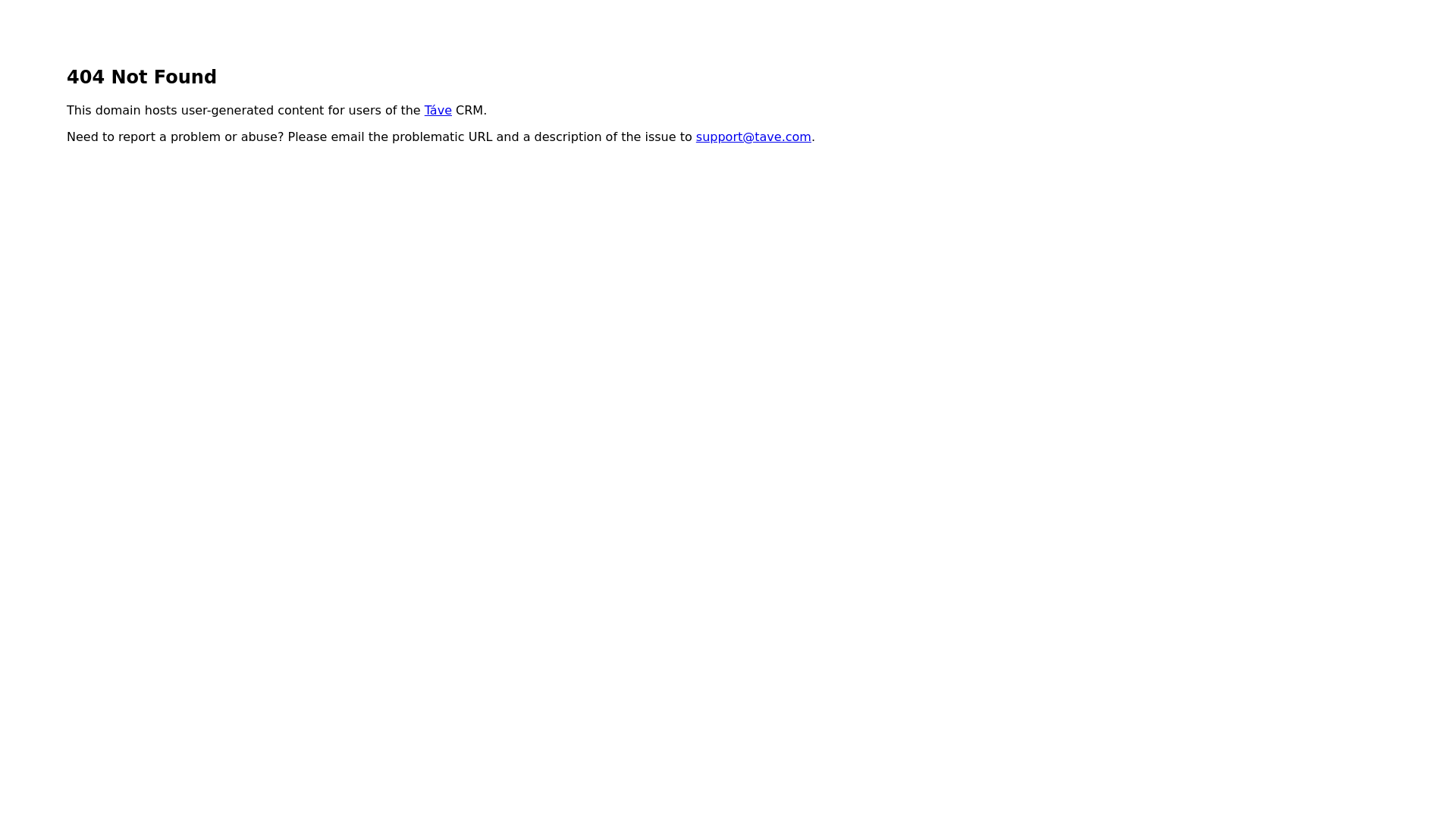 website screenshot of https://t3vakfi.taveusercontent.com