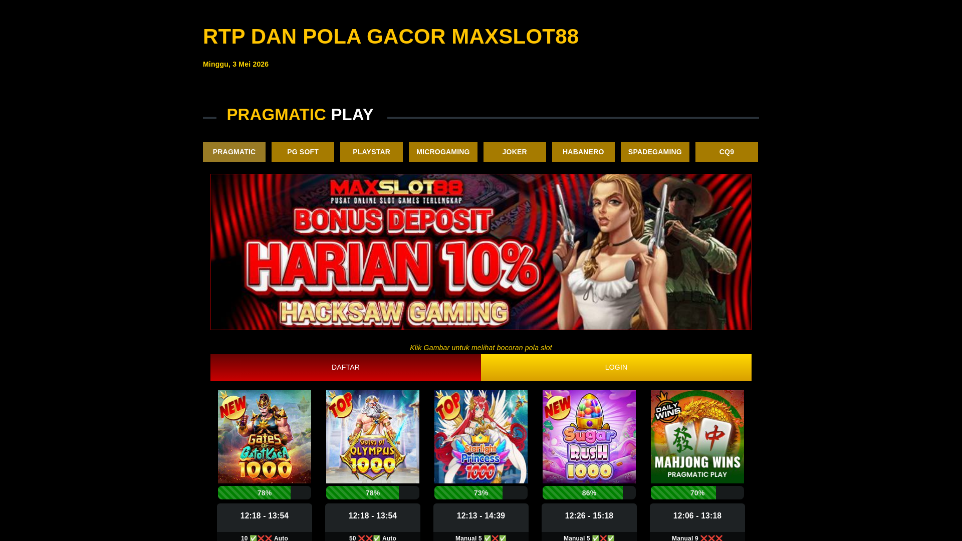 website screenshot of https://rtpmaxslot88duren.xyz/
