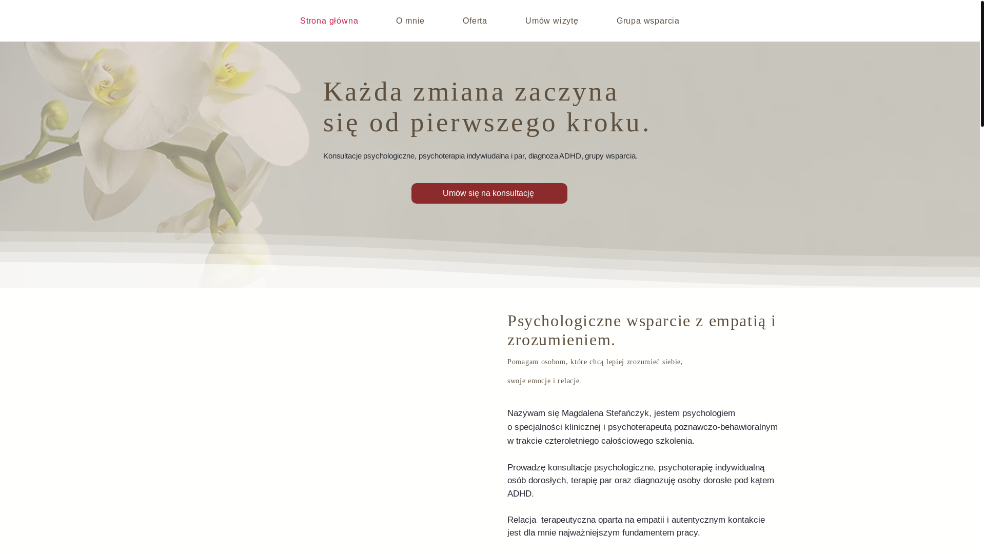website screenshot of https://magdalenastefanczyk.com/