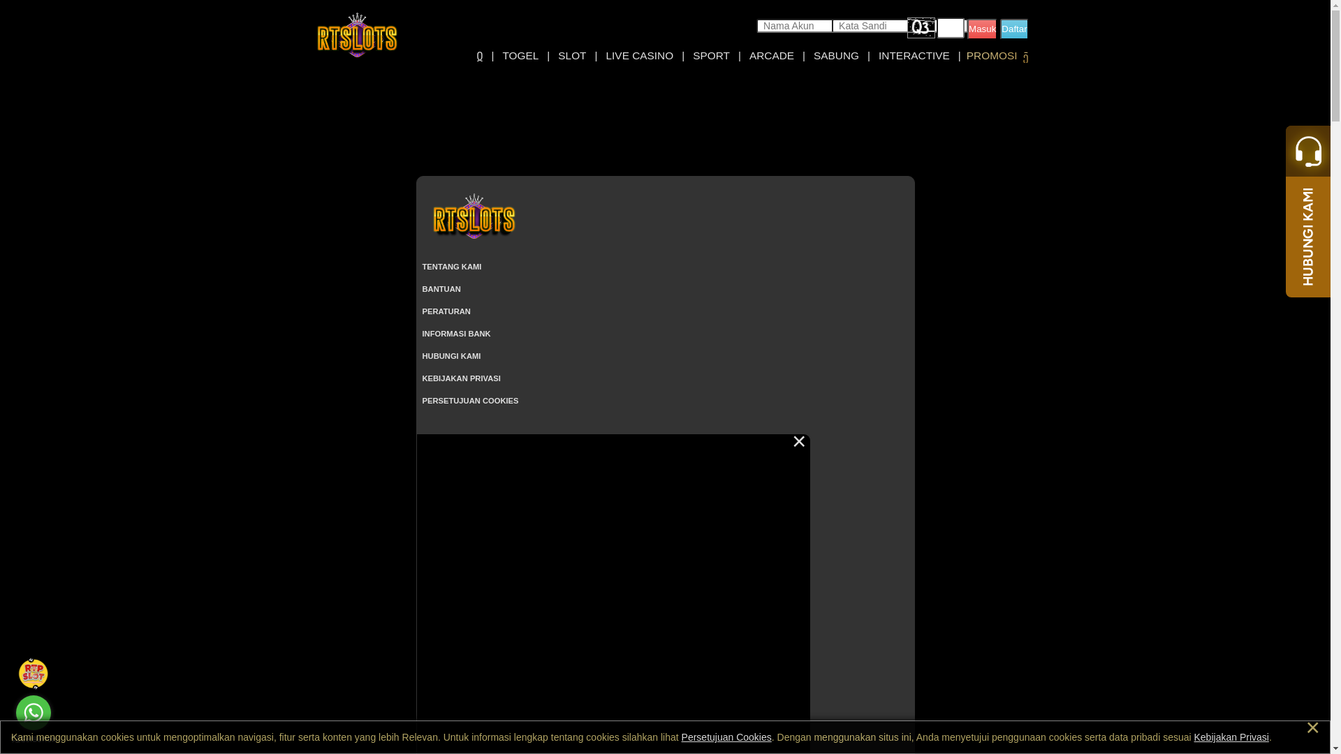website screenshot of https://rtslotsmacau.com/