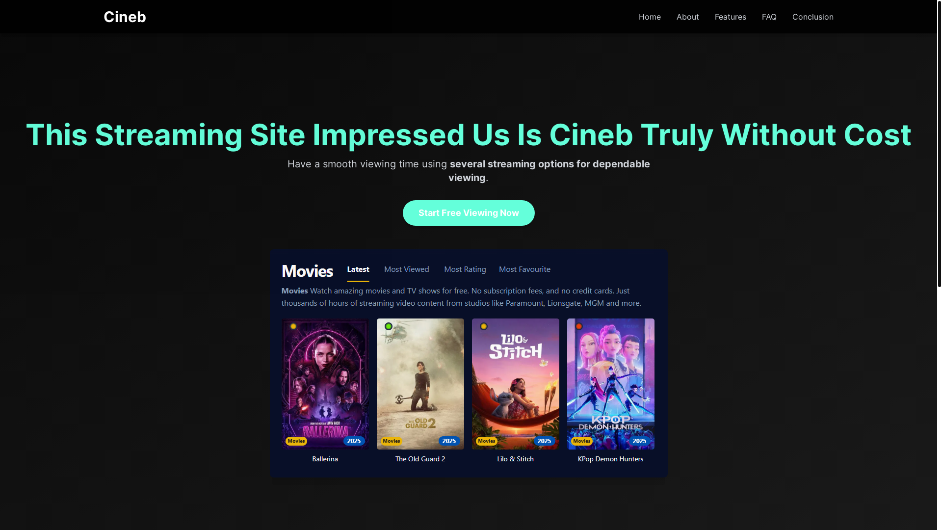 website screenshot of https://cineb-x6jr.pages.dev/