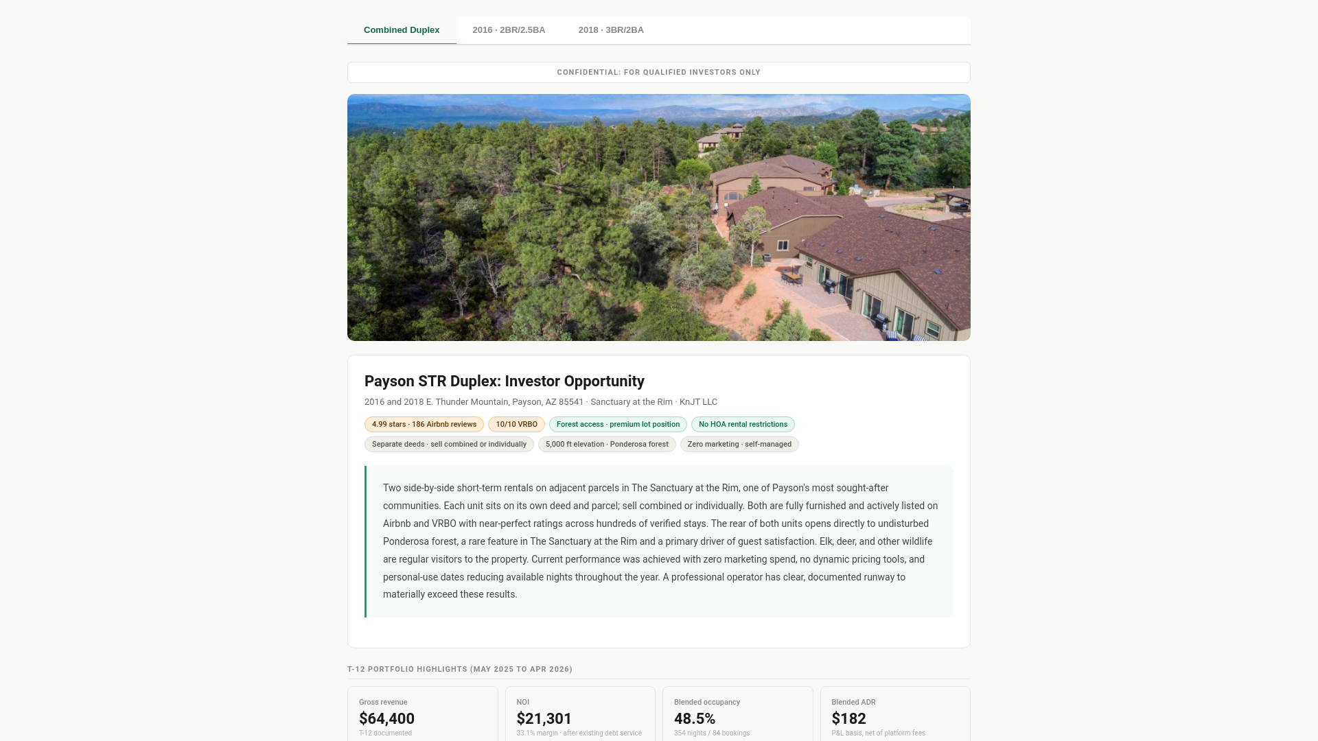website screenshot of https://paysonstr.com/
