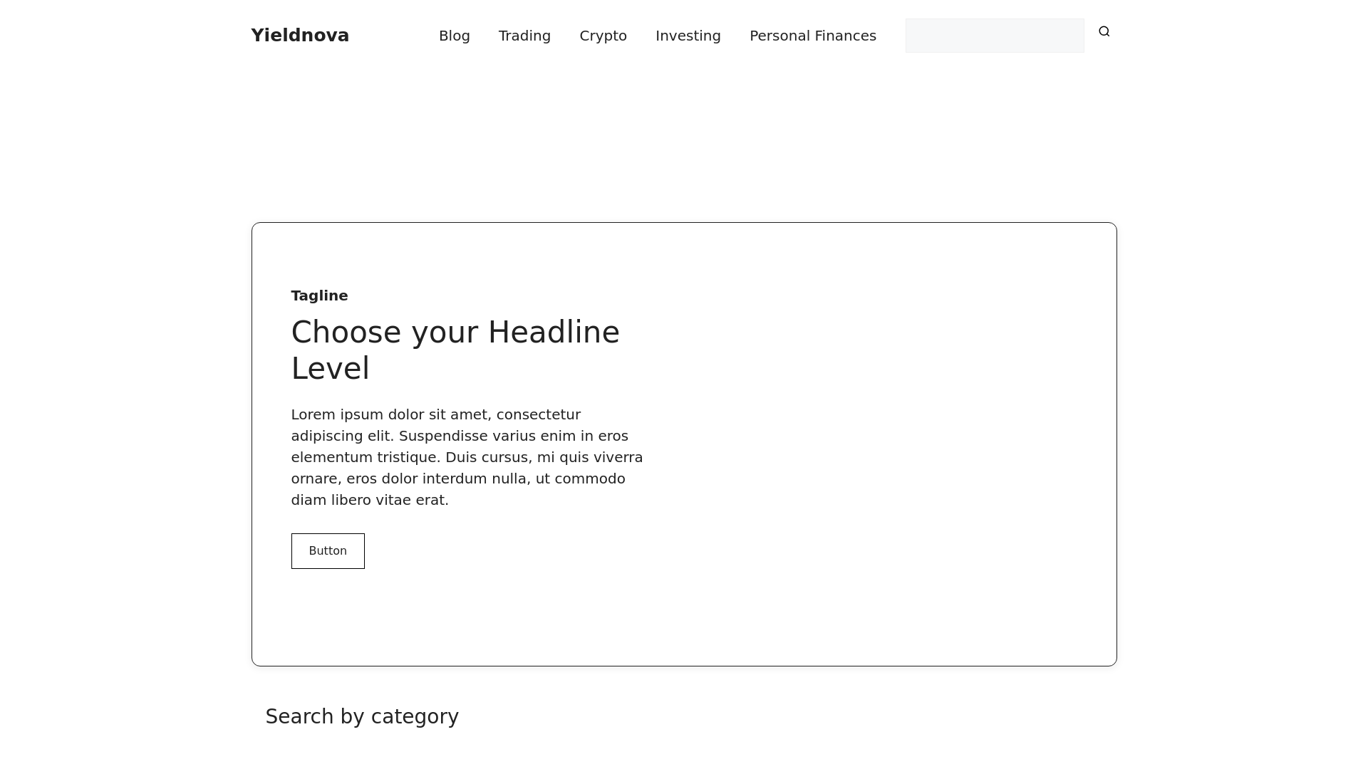 website screenshot of https://yieldova.com/