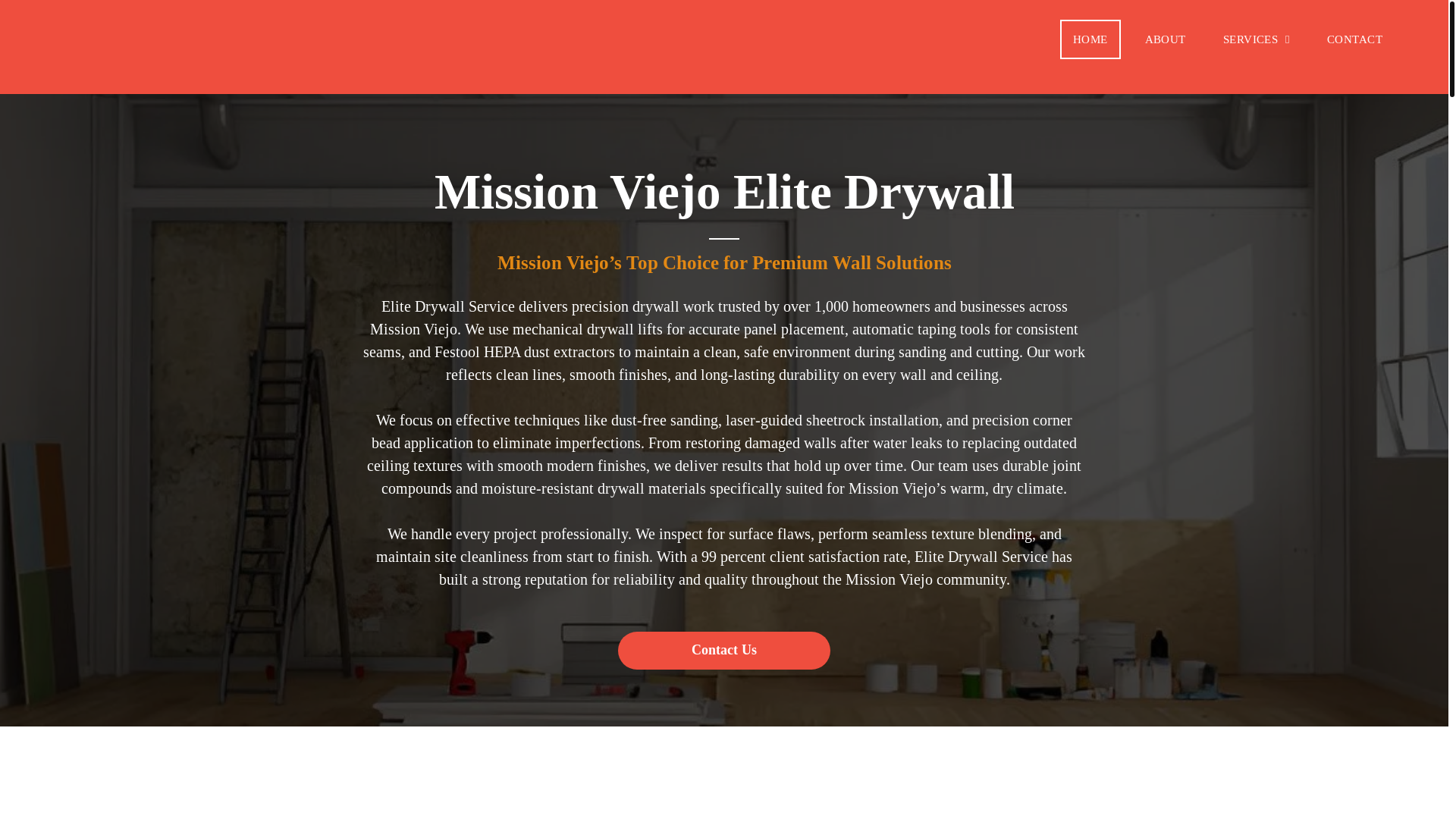 website screenshot of https://missionviejodrywall.com/