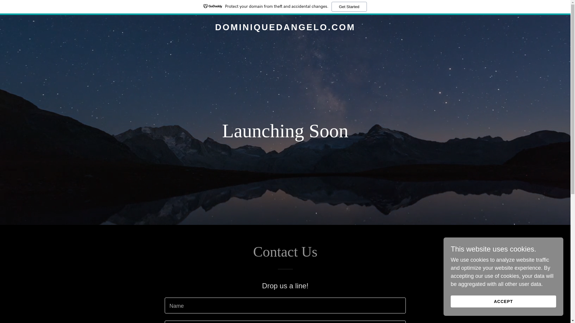 website screenshot of https://dominiquedangelo.com/