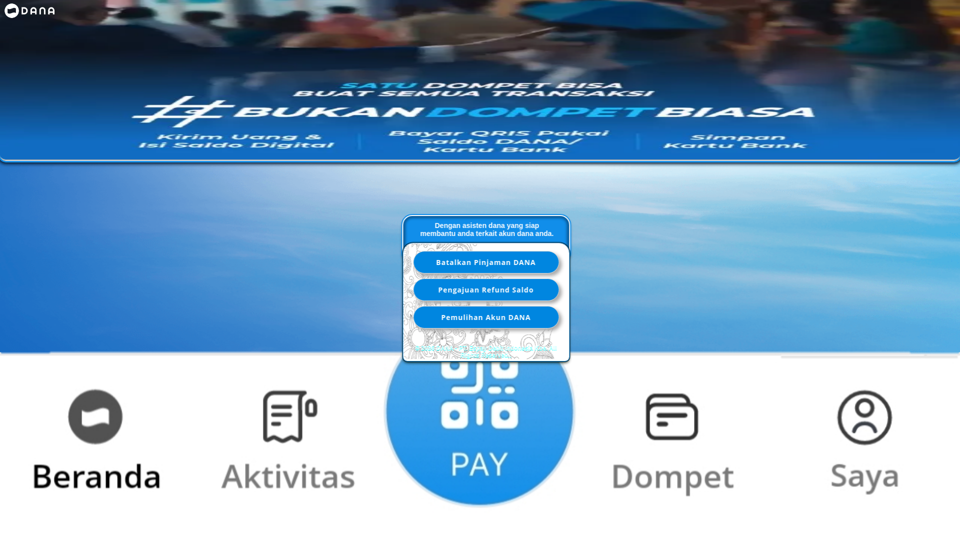 website screenshot of https://daana-iindonesia.bsoy.my.id