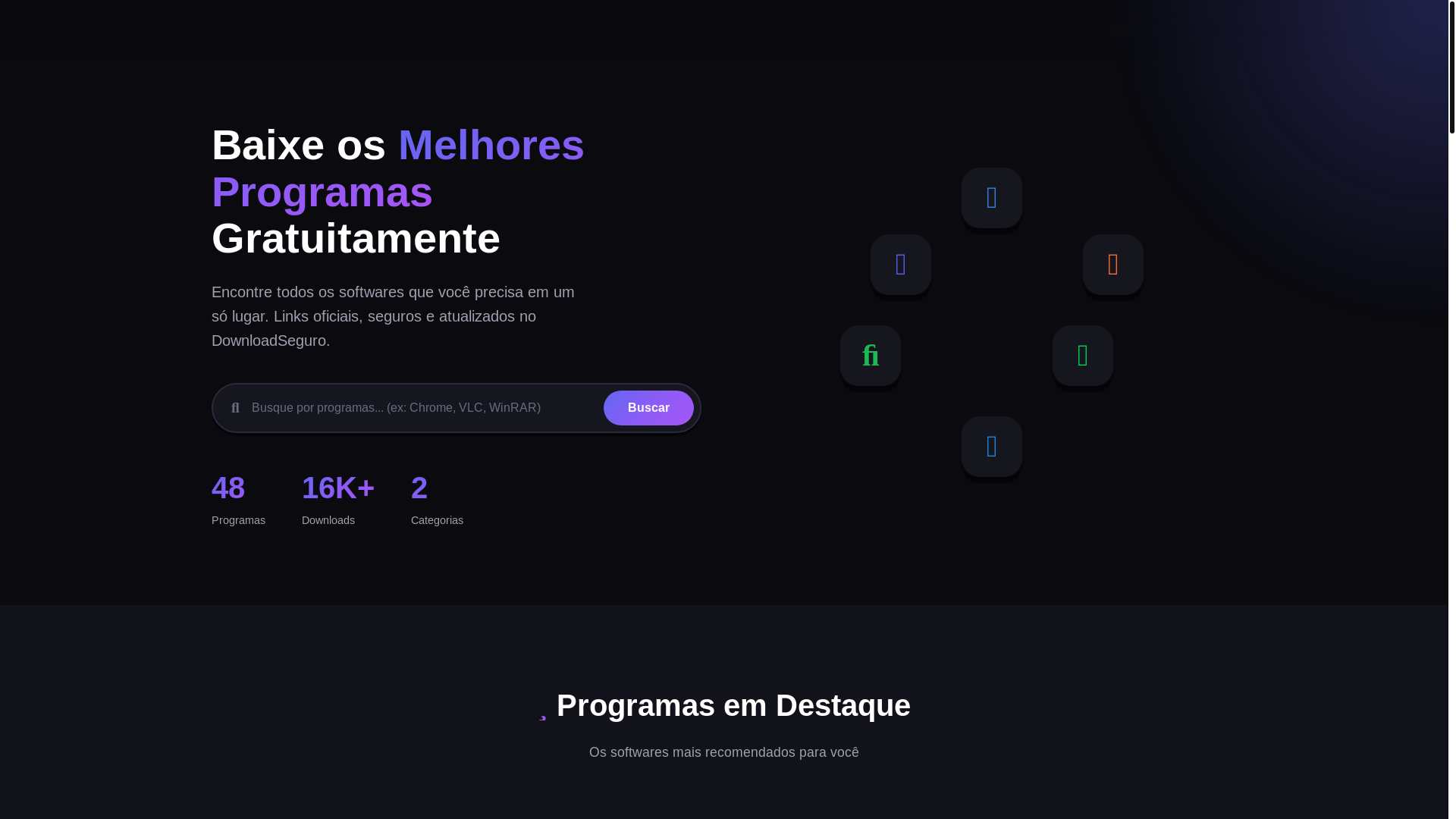 website screenshot of https://downloadseguro.pages.dev/