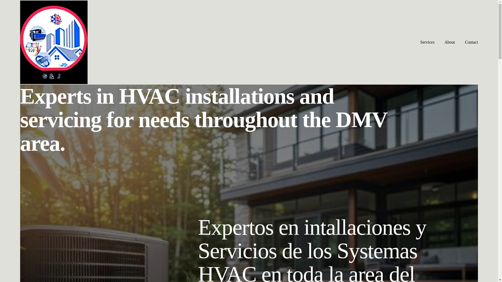 website screenshot of https://gjheatingandairconditioningllc.com/