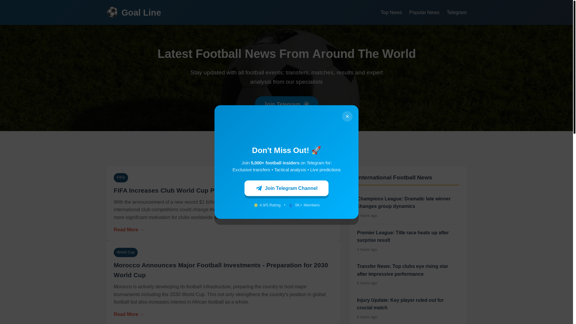website screenshot of https://globalgoal.fun/